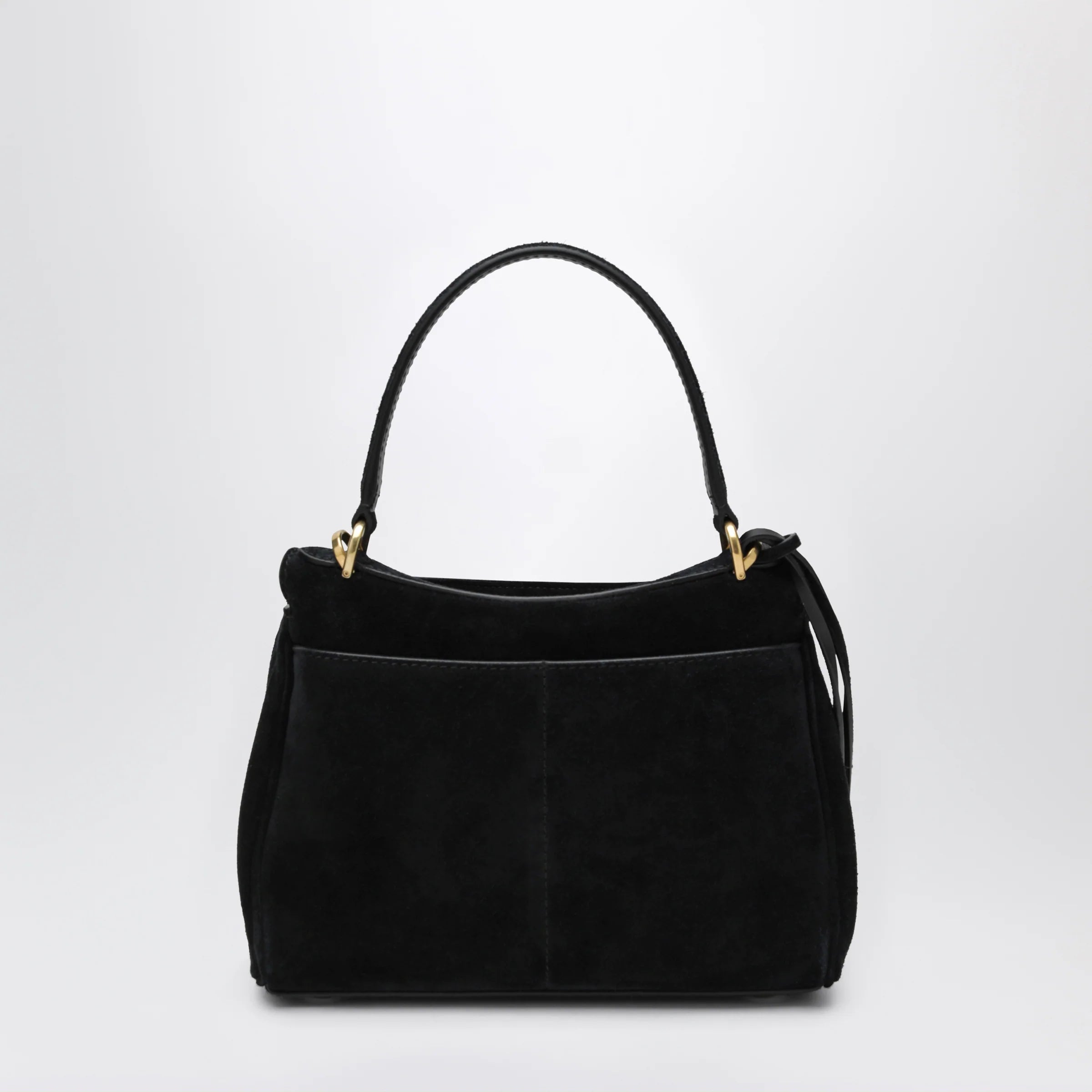 Balenciaga Rodeo Mini handbag in calf suede, black