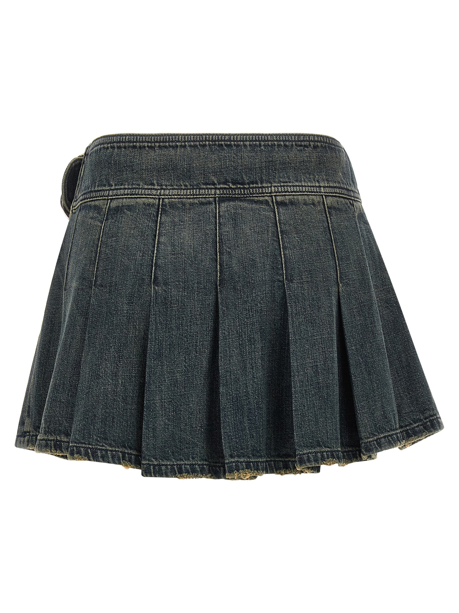 Balenciaga Buckle Pleated Skirt