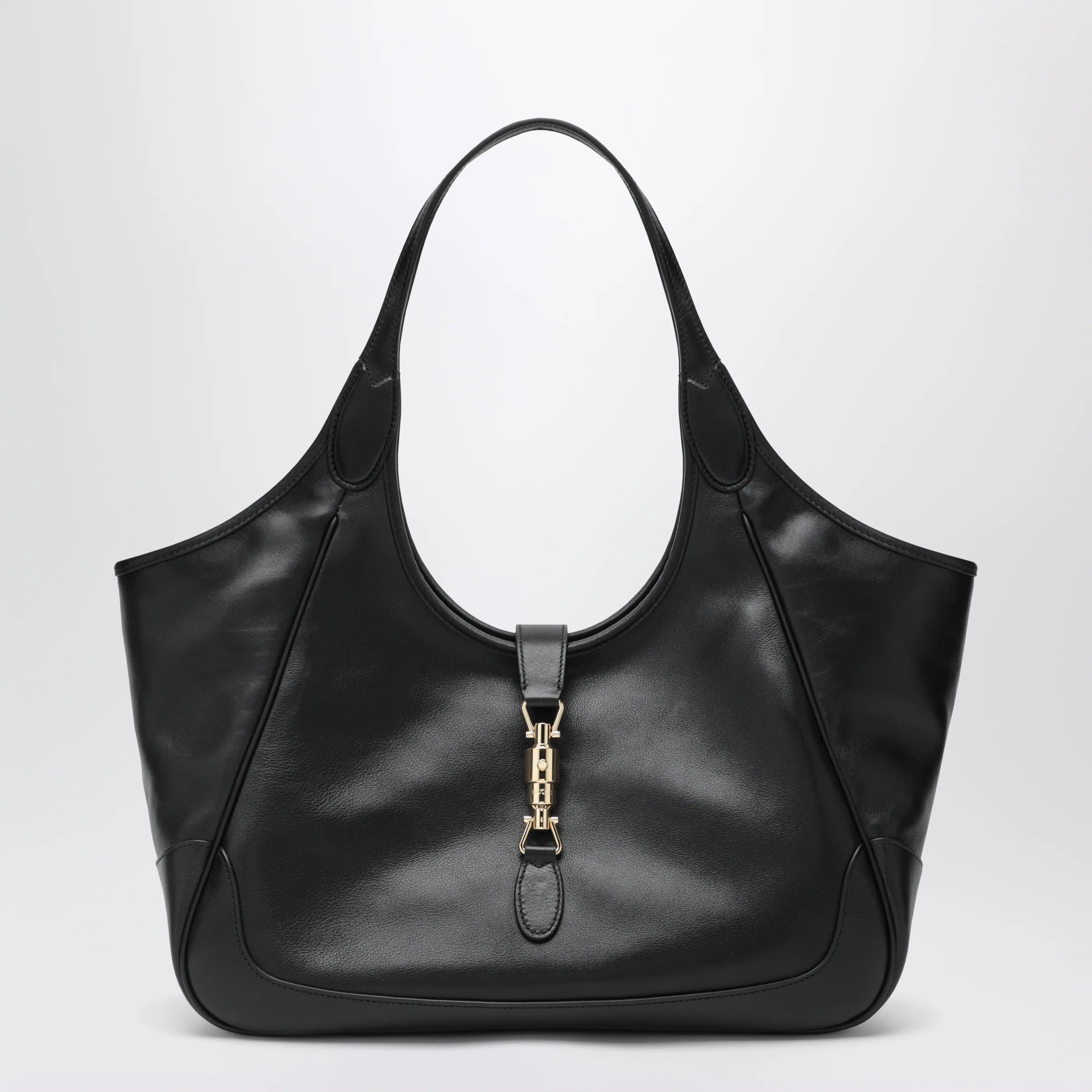 GUCCI Medium black Mercato shopping bag