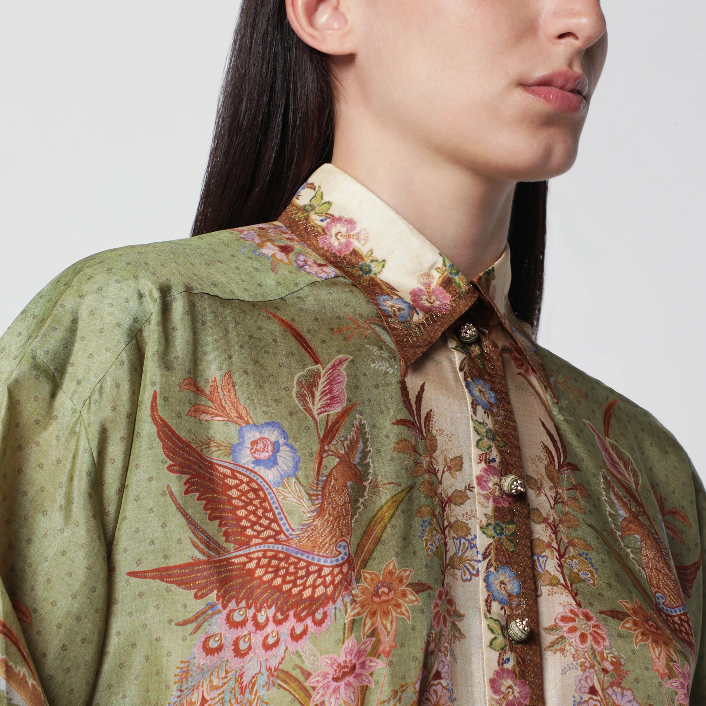 ZIMMERMANN Indra shirt with floral print