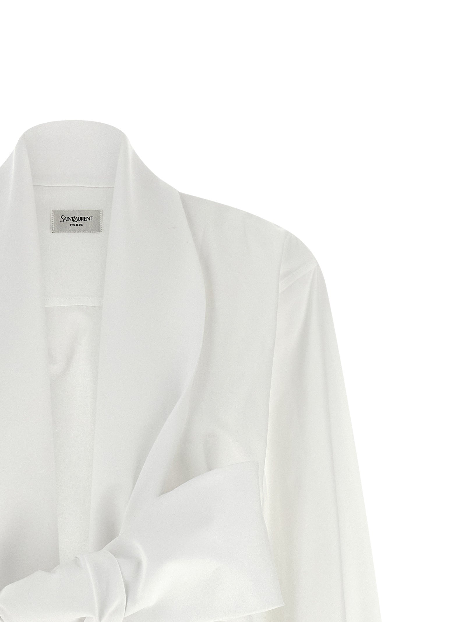Saint Laurent Lavallière Collar Shirt