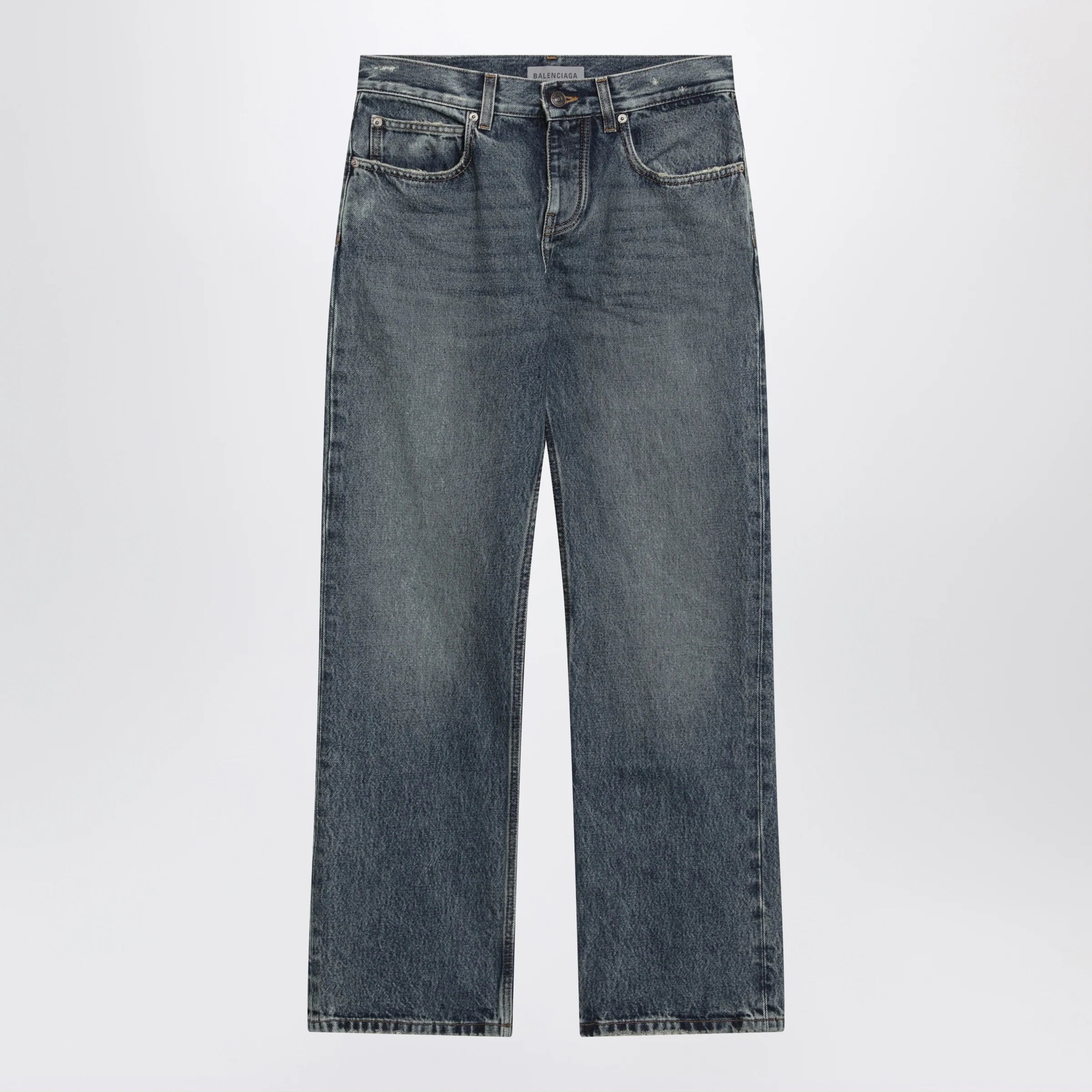 Balenciaga Vintage blue jeans with worn effect