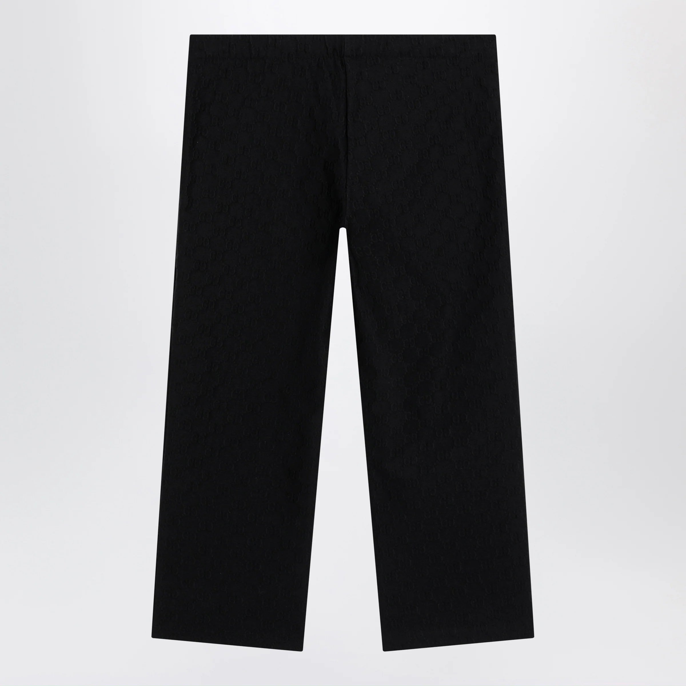 GUCCI GG jacquard jersey pants with elastic waist in black