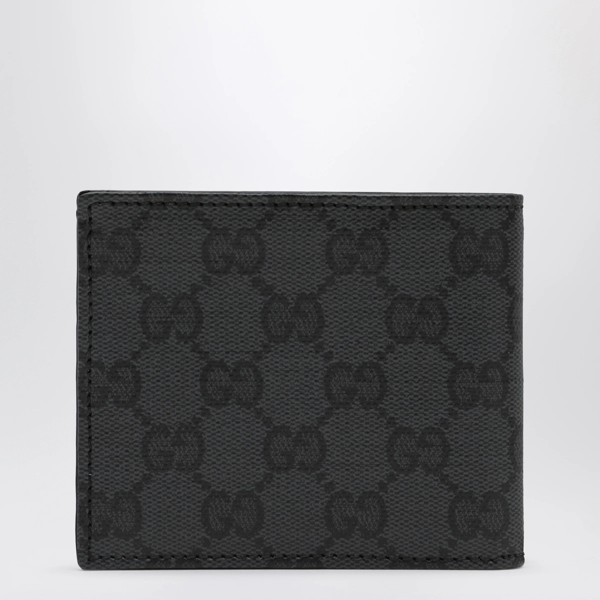 GUCCI Essence Classic bifold wallet in GG canvas, black