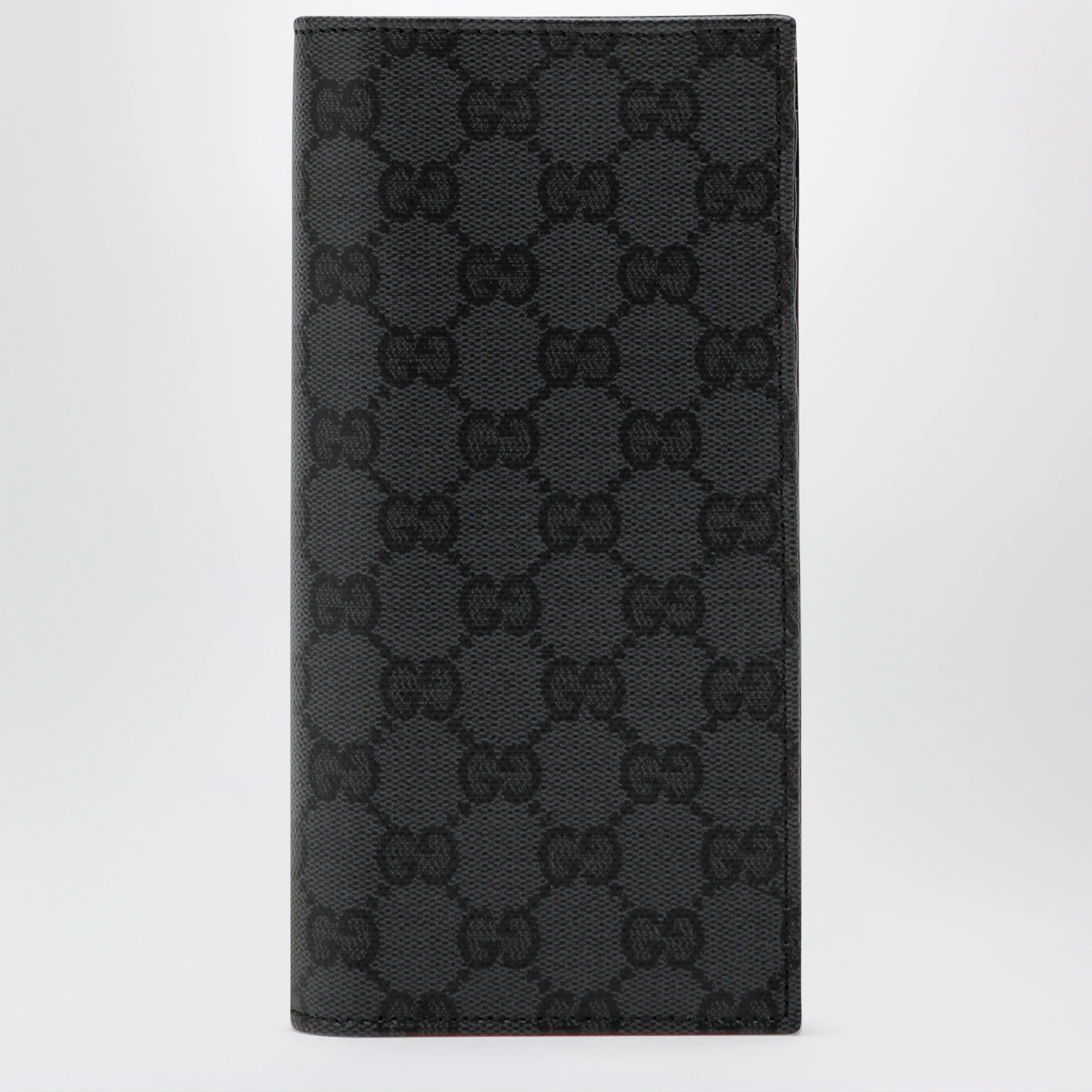 GUCCI Essence Classic long wallet in black GG fabric