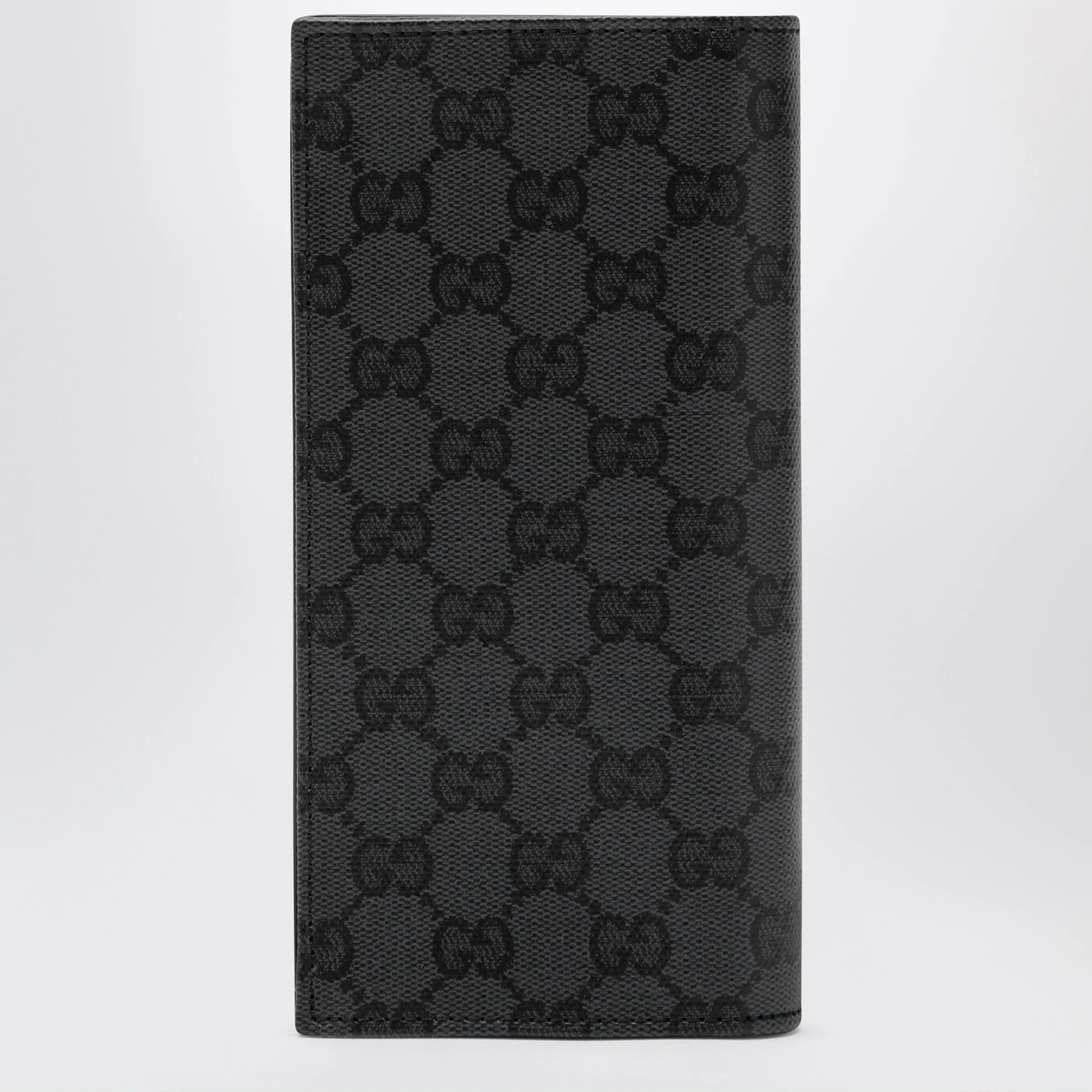 GUCCI Essence Classic long wallet in black GG fabric