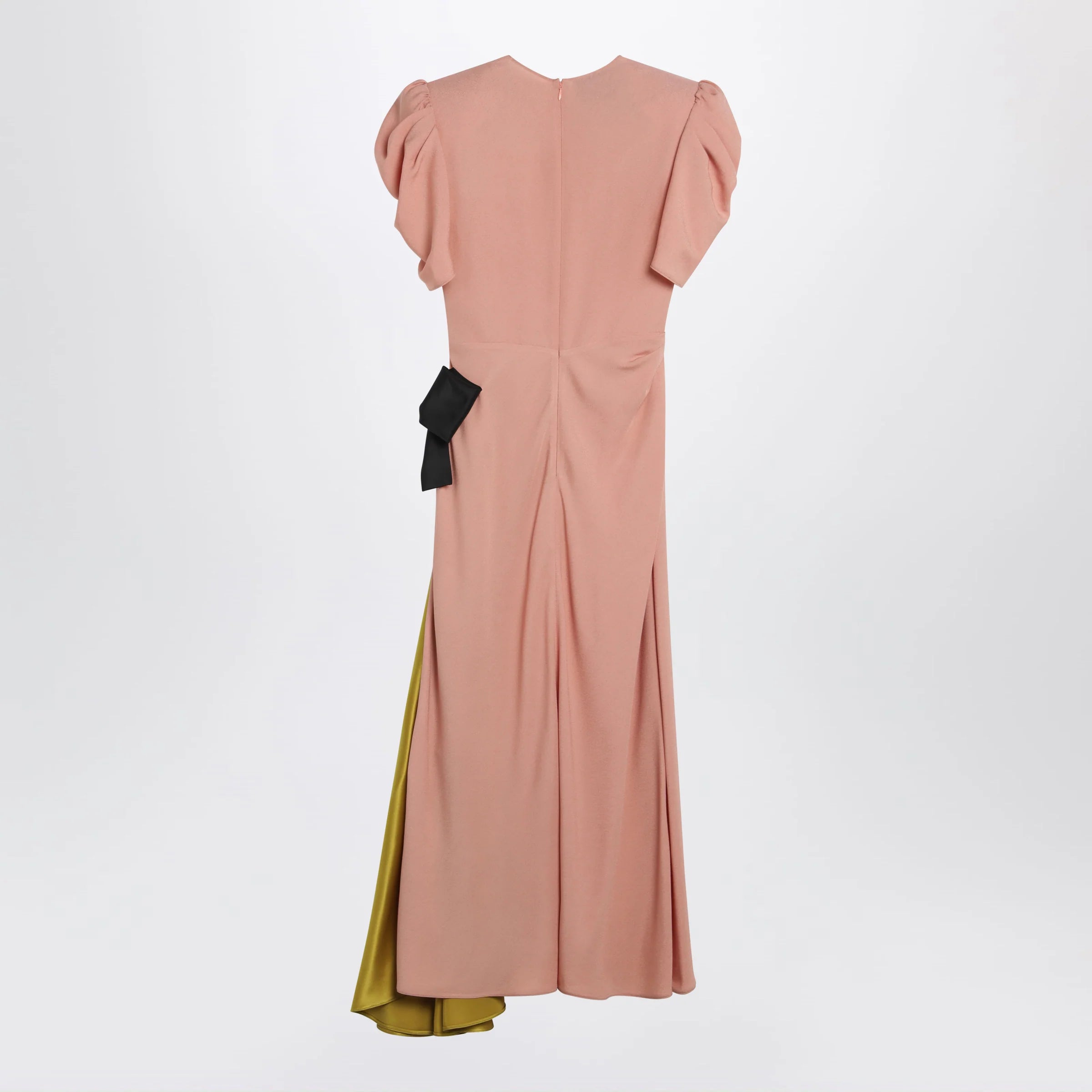 Valentino Pink midi dress with maxi bow