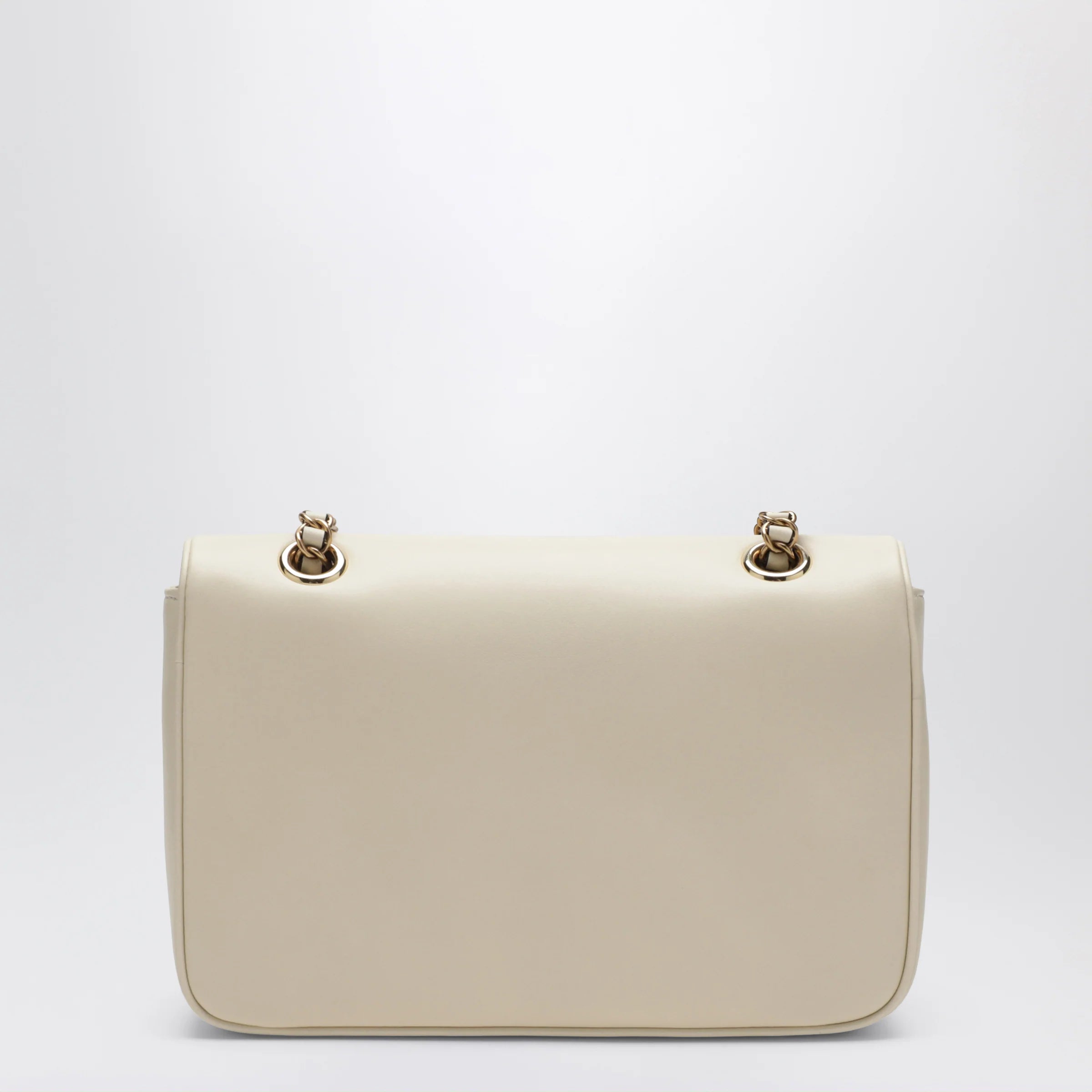 Valentino Garavani Medium Djuna shoulder bag in nappa leather, white