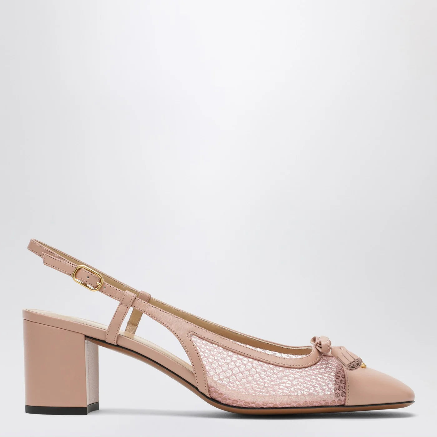 Valentino Garavani Valet Du Roi pink slingback pumps