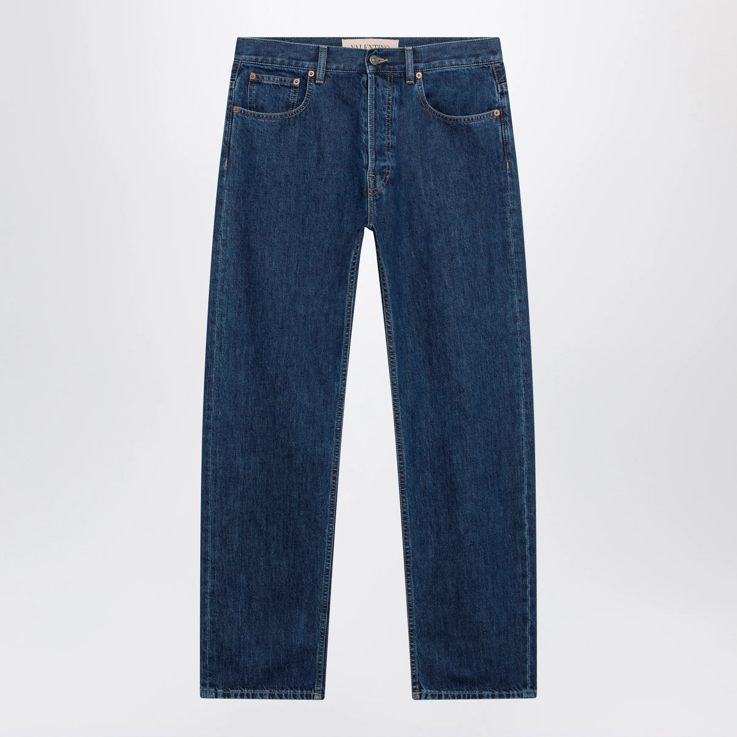 Valentino Blue jeans with Vlogo detail