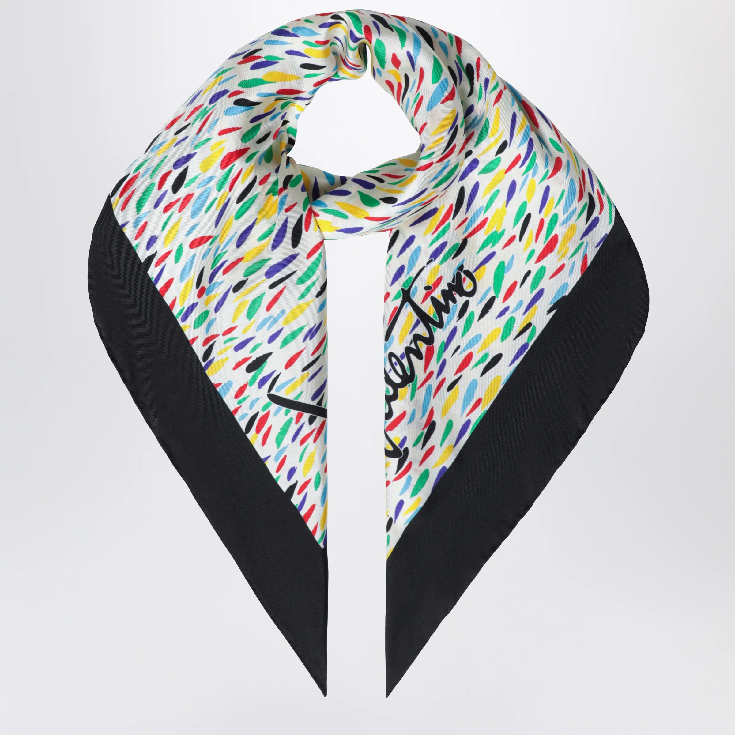 Valentino Garavani Silk scarf with multicolor print
