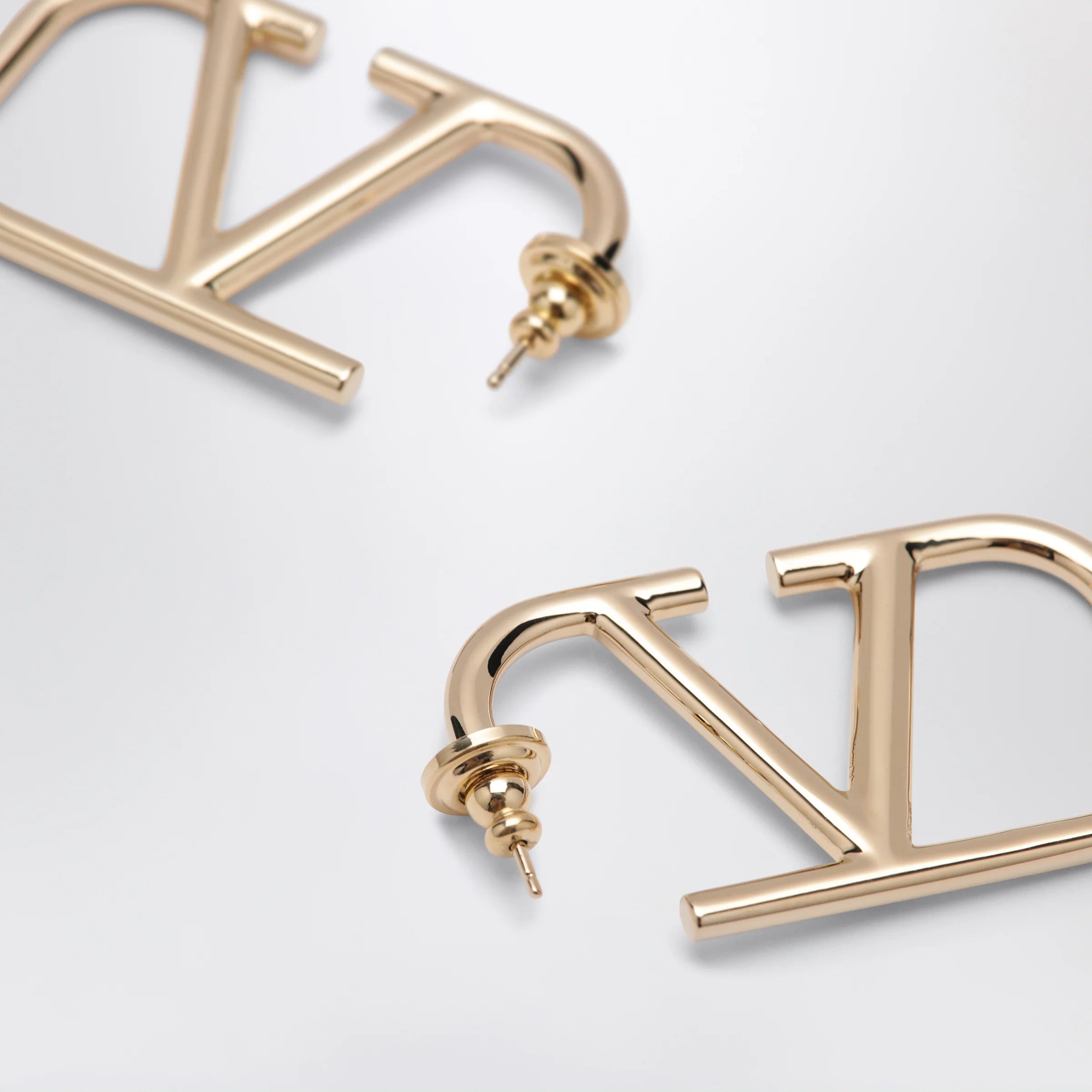 Valentino Garavani VLogo Signature earrings in gold-tone metal