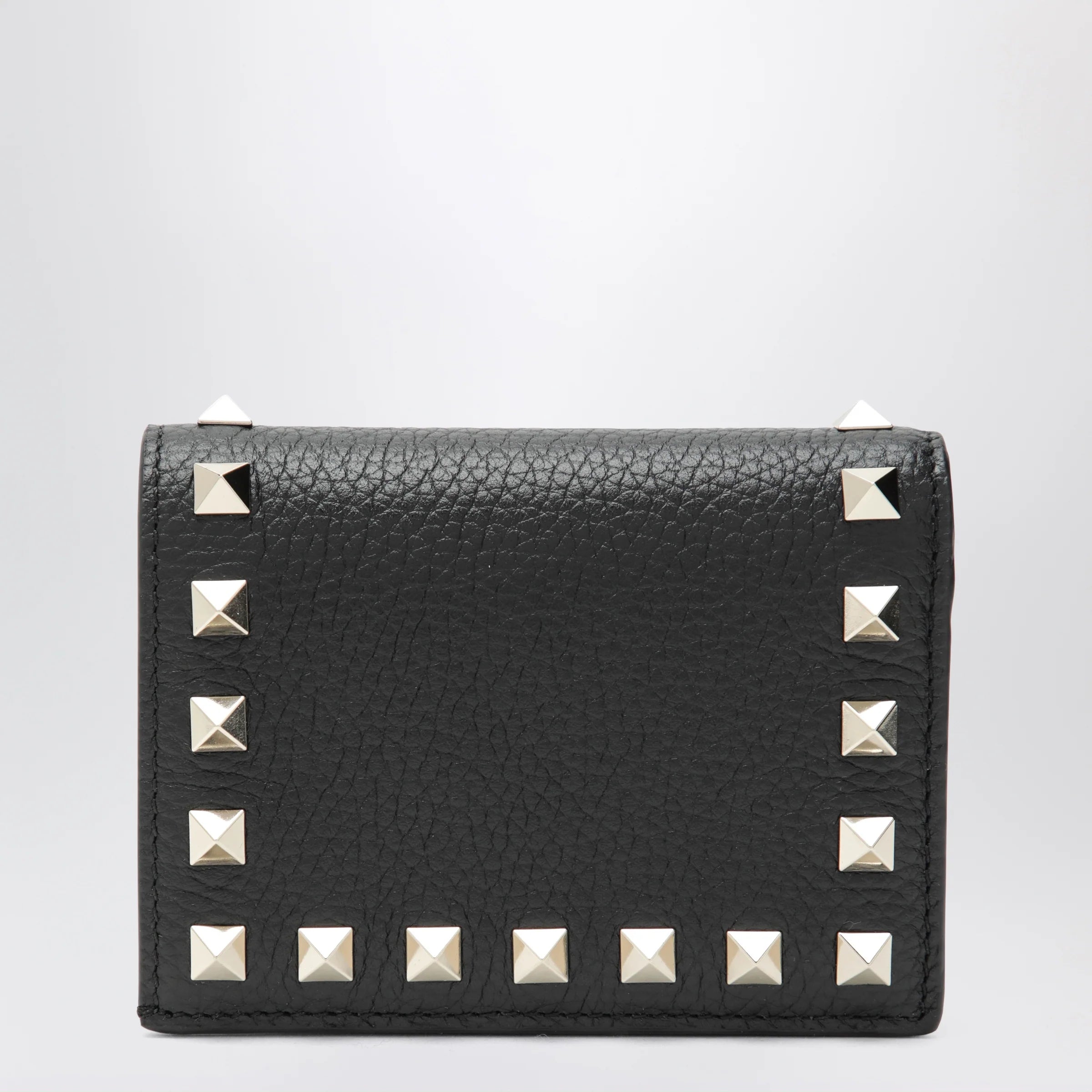 Valentino Garavani Black Rockstud leather wallet