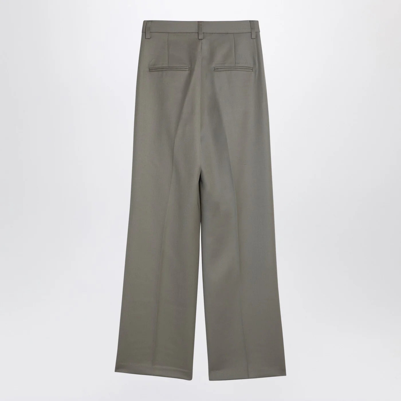 ANINE BING Khaki wool trousers