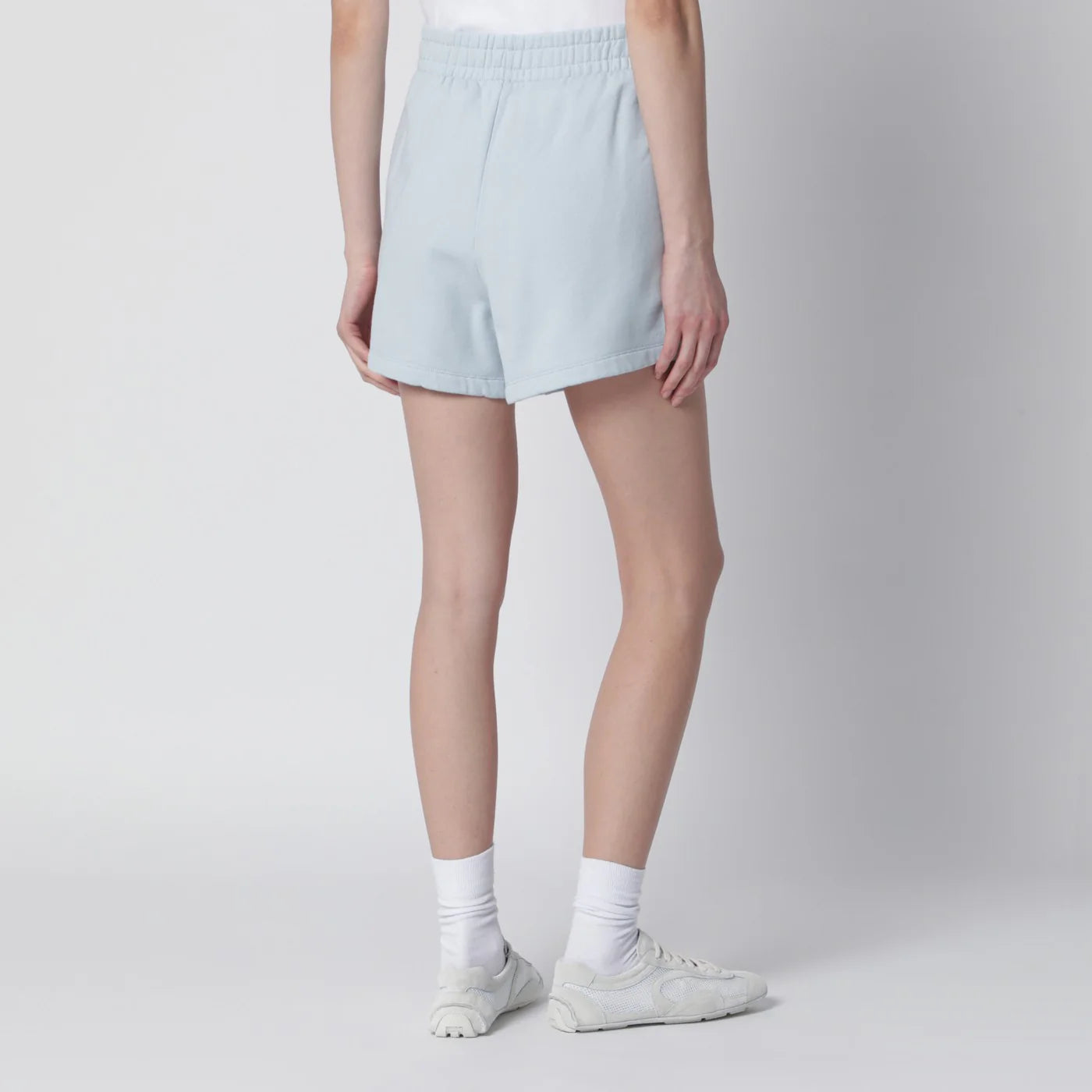 ANINE BING Light blue cotton Shorts