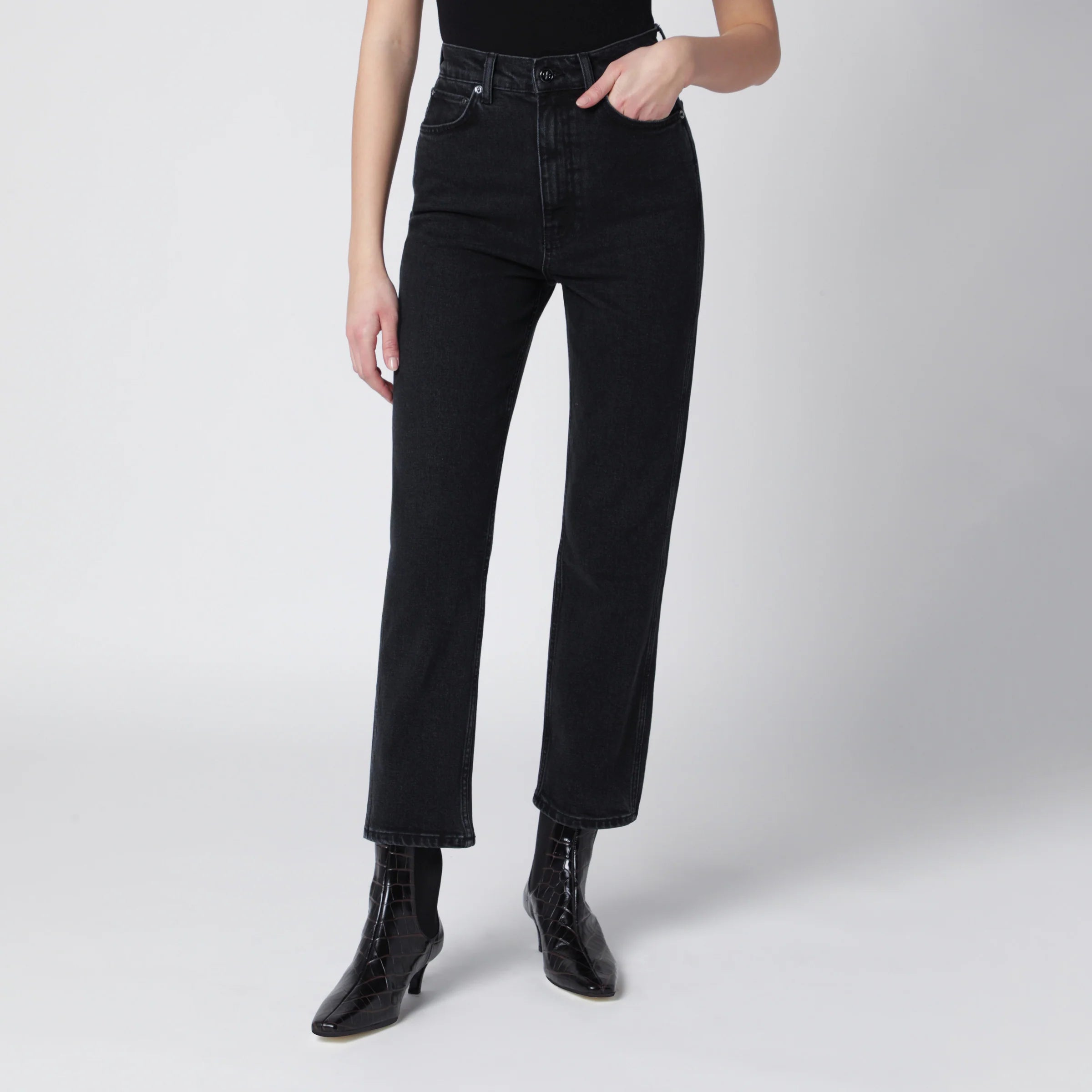ANINE BING Jean vintage black jeans