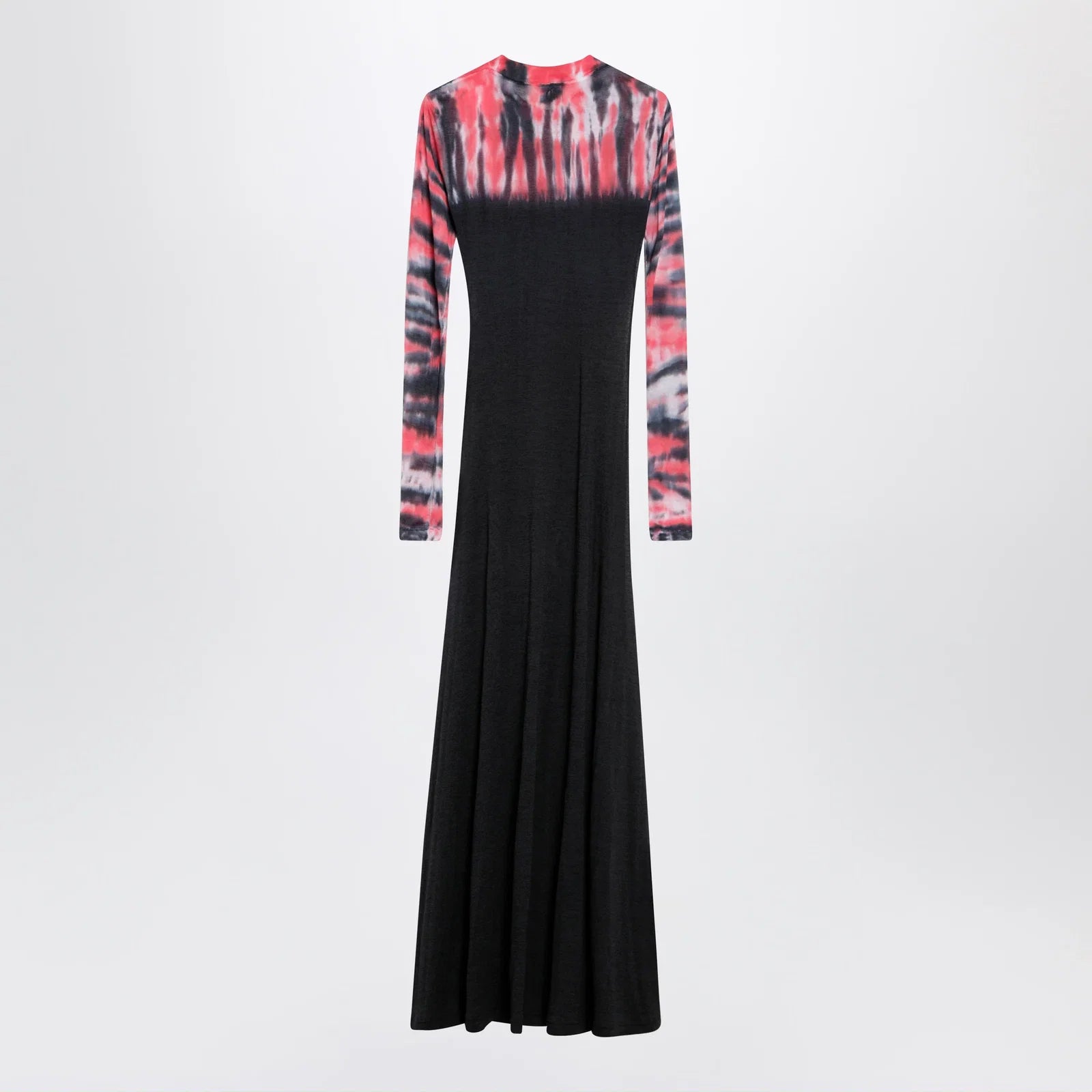 Balenciaga Extreme Tie Dye dress in black jersey