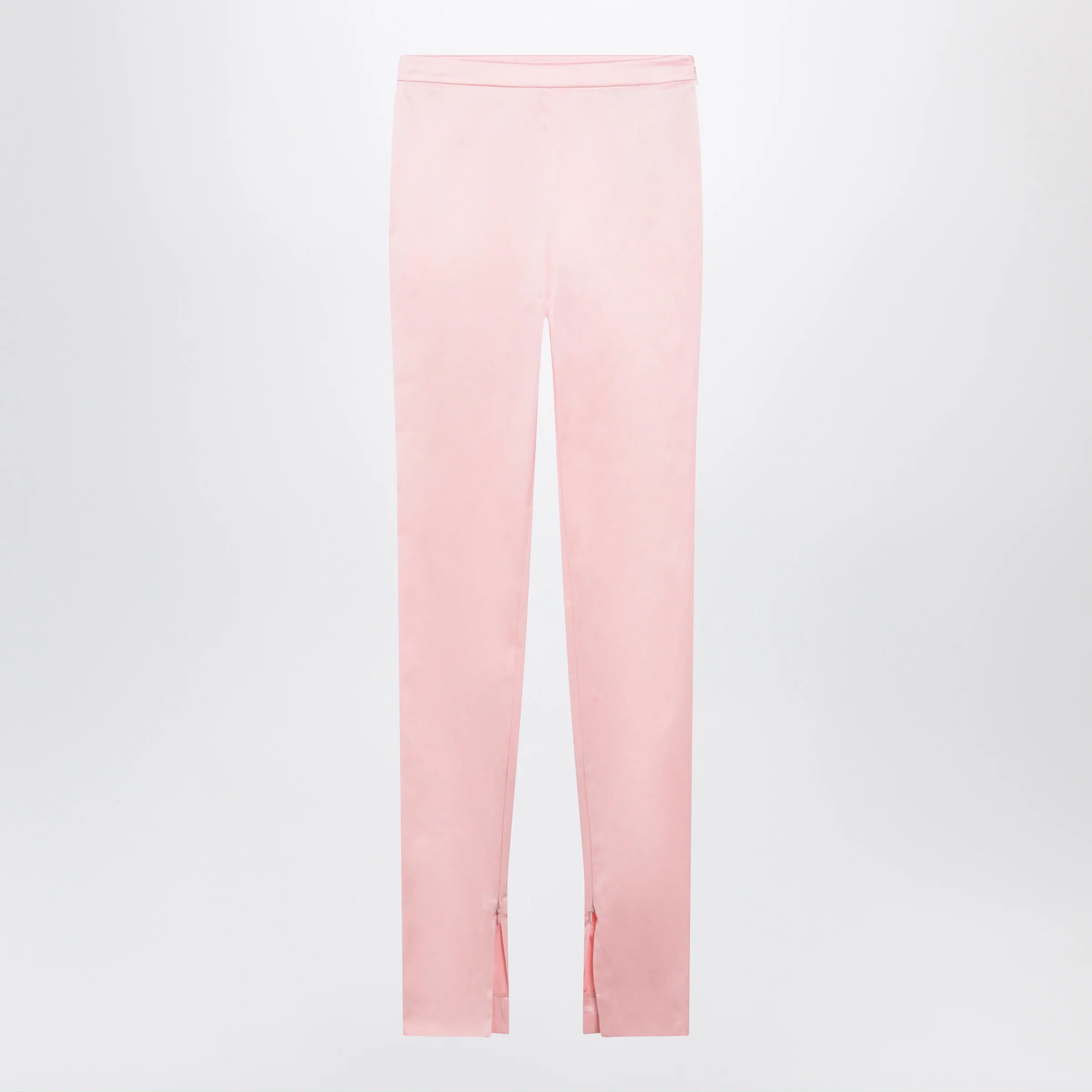 GUCCI Pink stretch silk faille leggings