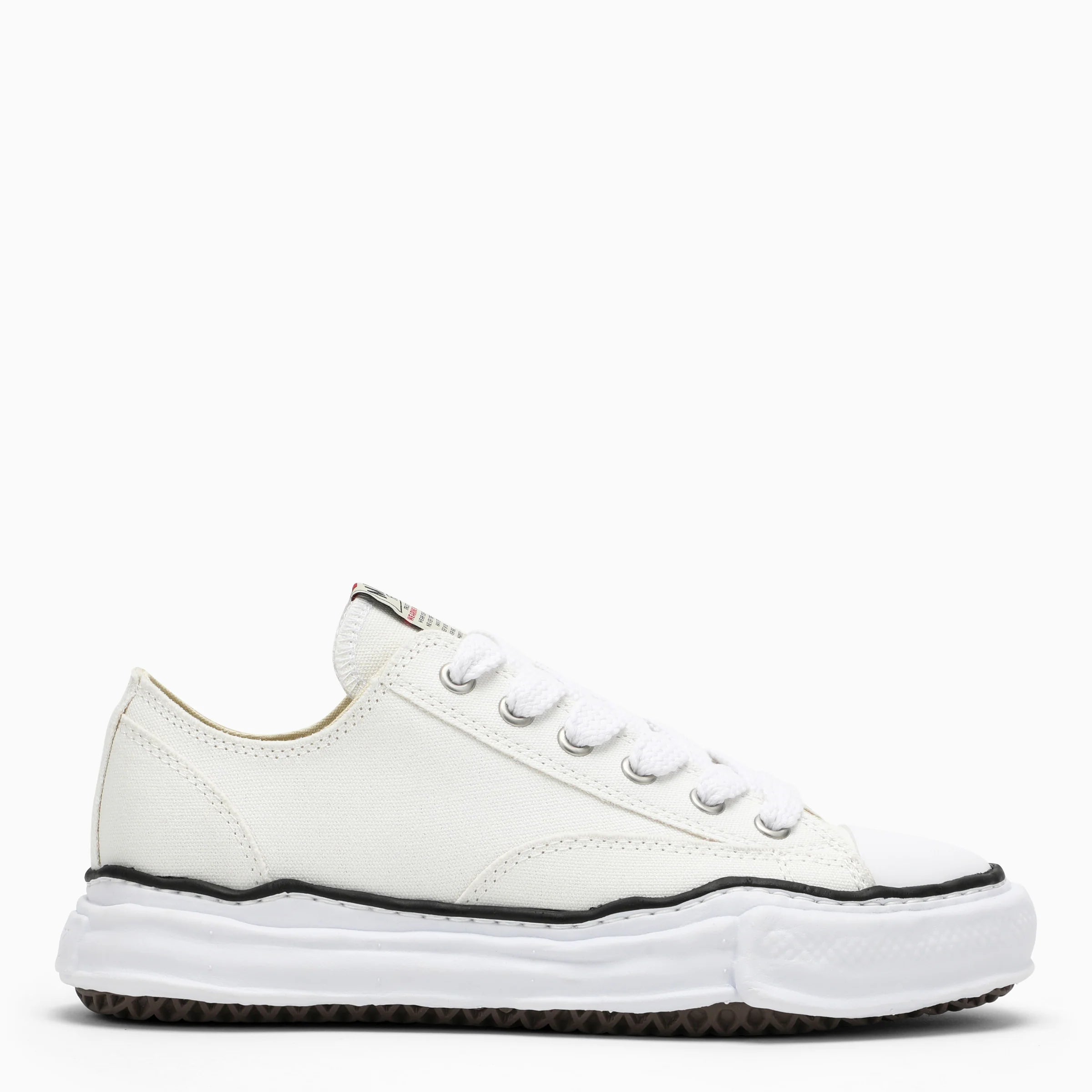 Maison MIHARA YASUHIRO White Peterson Low Sneakers in canvas