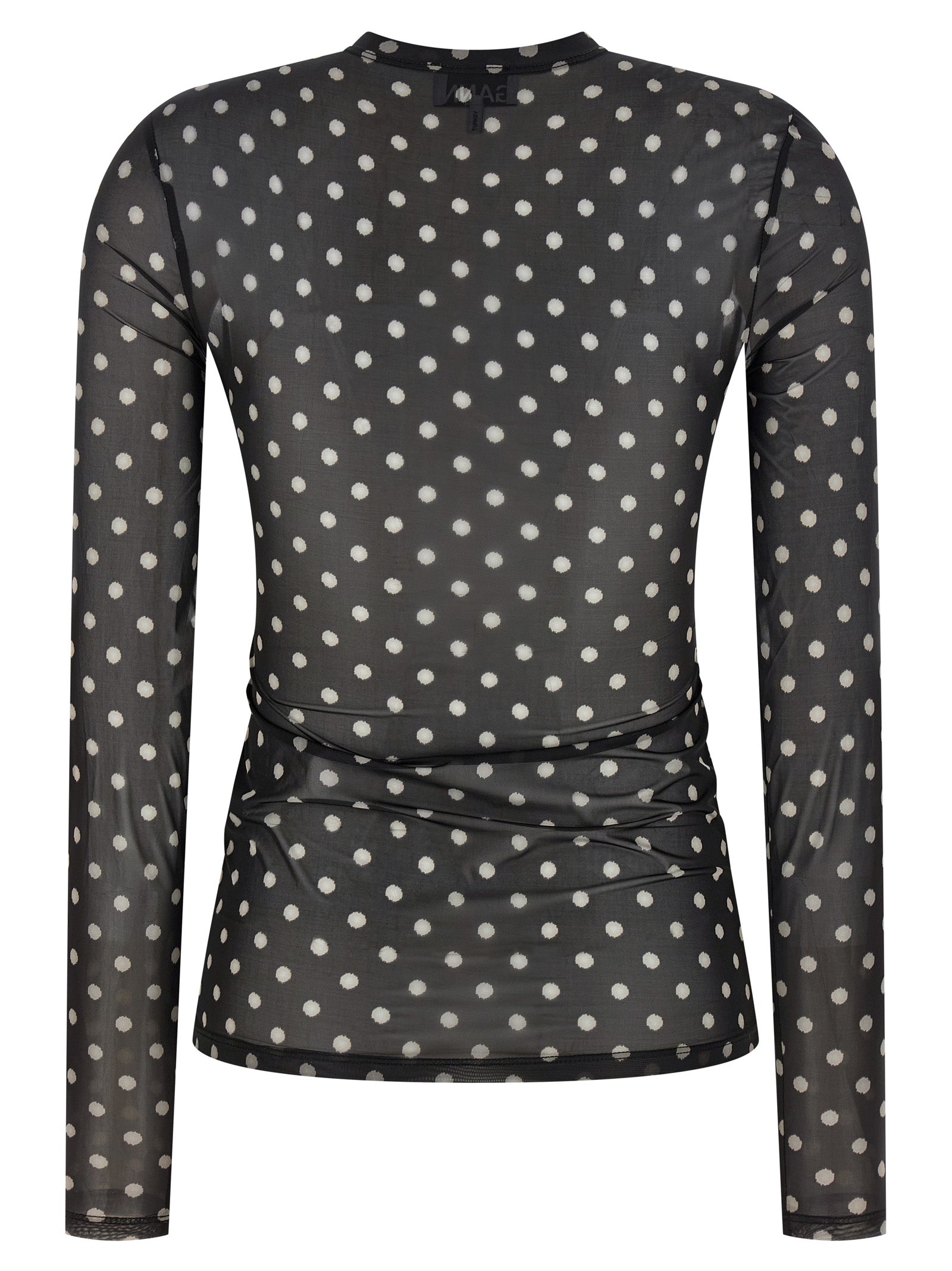 Ganni Printed Sheer Sweater