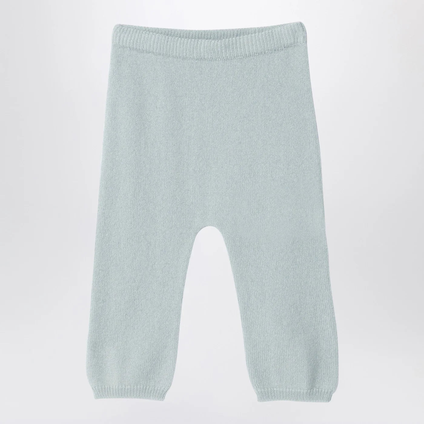 Il Gufo Light green wool leggings