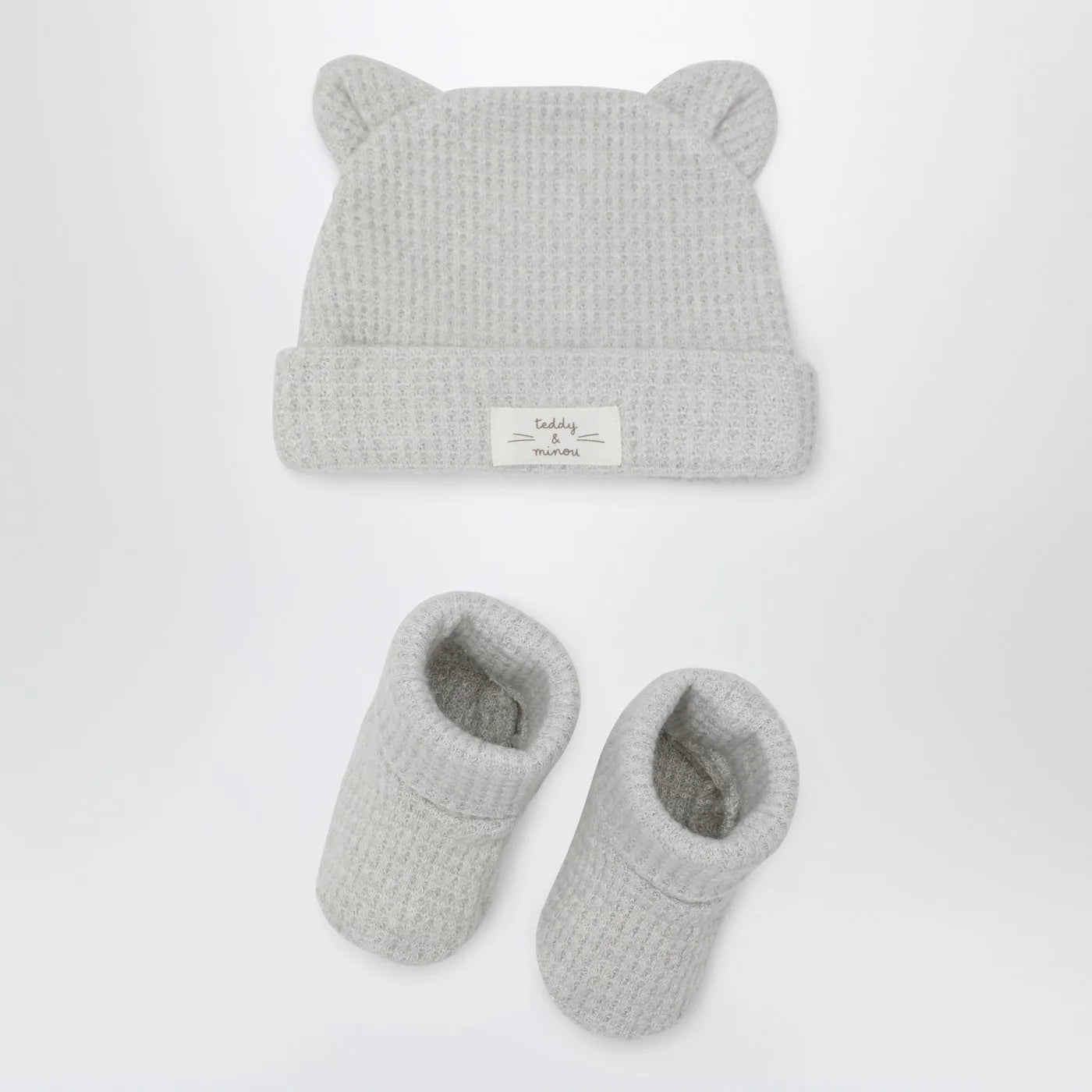 Teddy & Minou Two-piece set in pumice colour