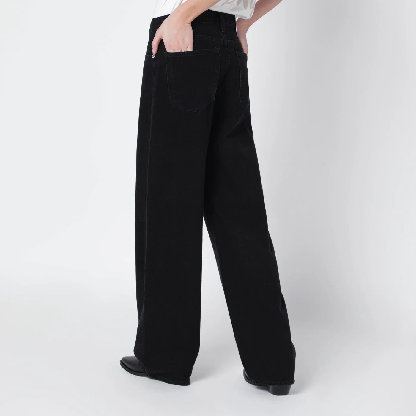 AGOLDE Arc Criss Cross jeans in Phase wash