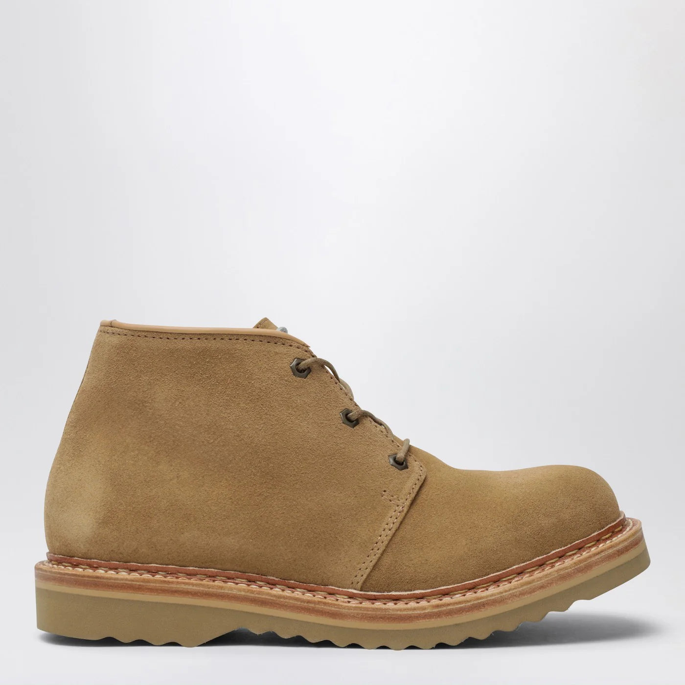 Our Legacy Beige suede chukka boots