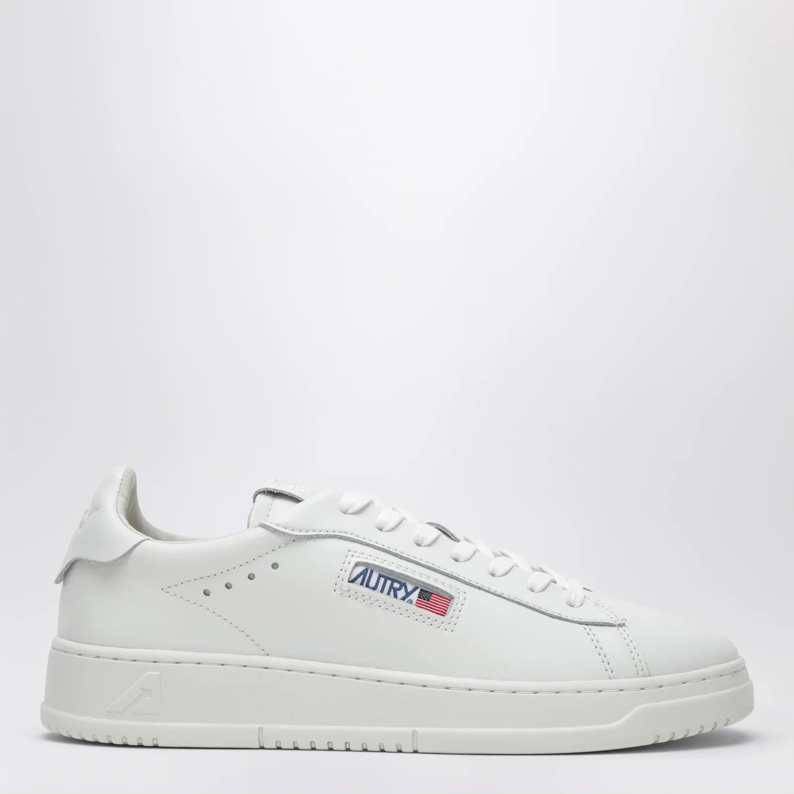 AUTRY Dallas Low leather sneakers in white