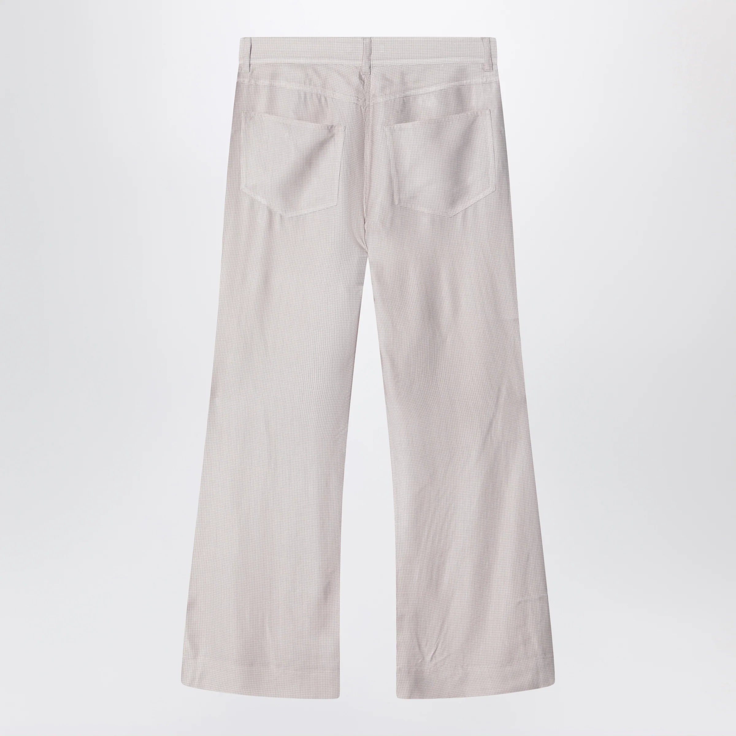 Acne Studios Casual check trousers Beige Multi