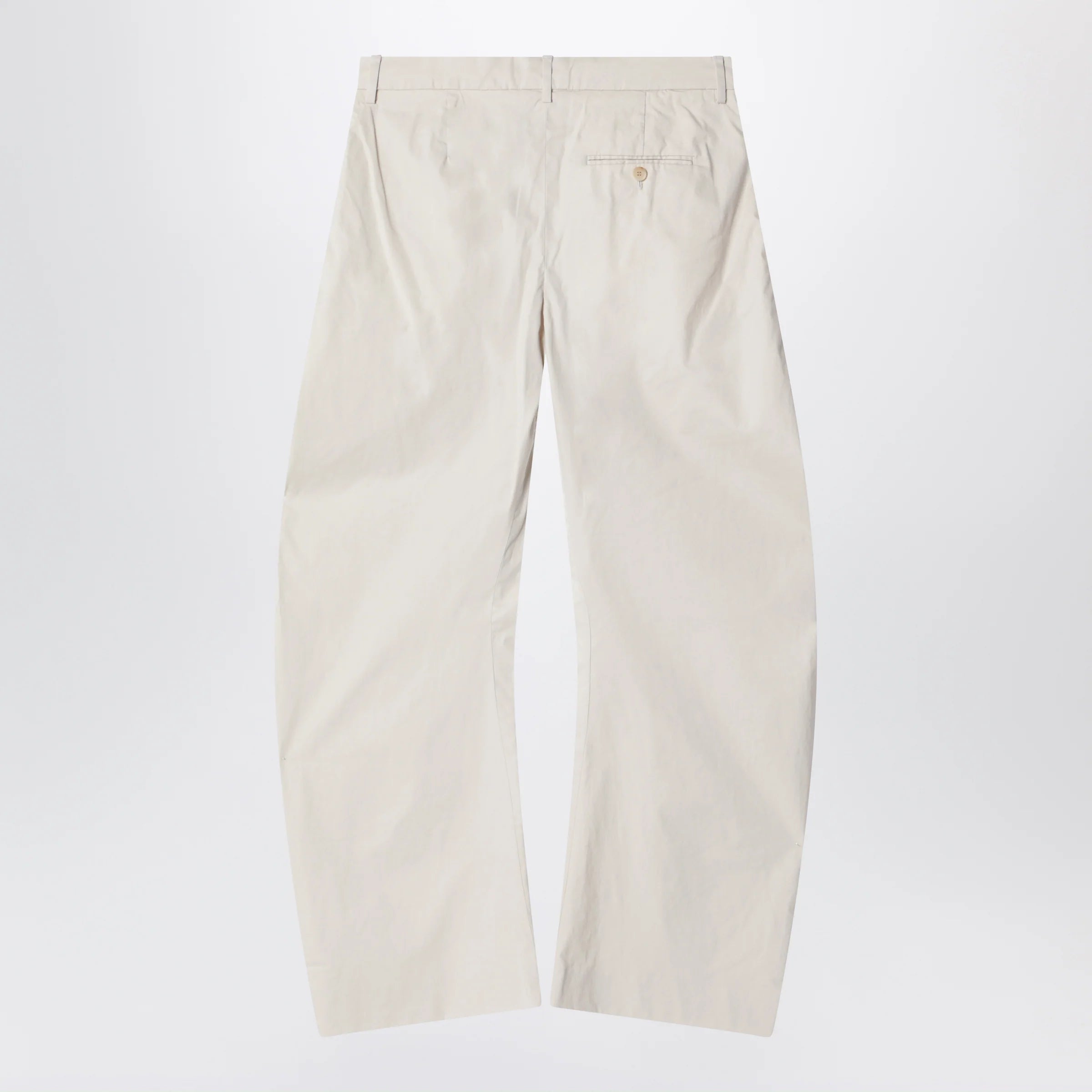 Acne Studios Casual twill trousers light beige