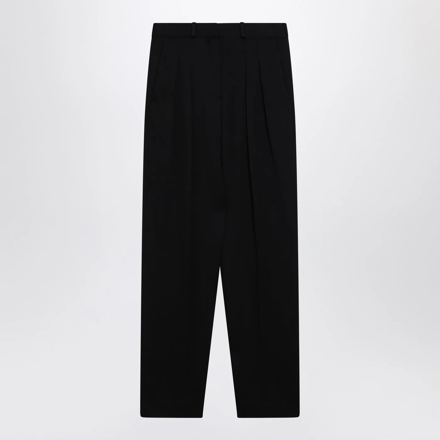 LouLou De Saison Black wool-blend trousers