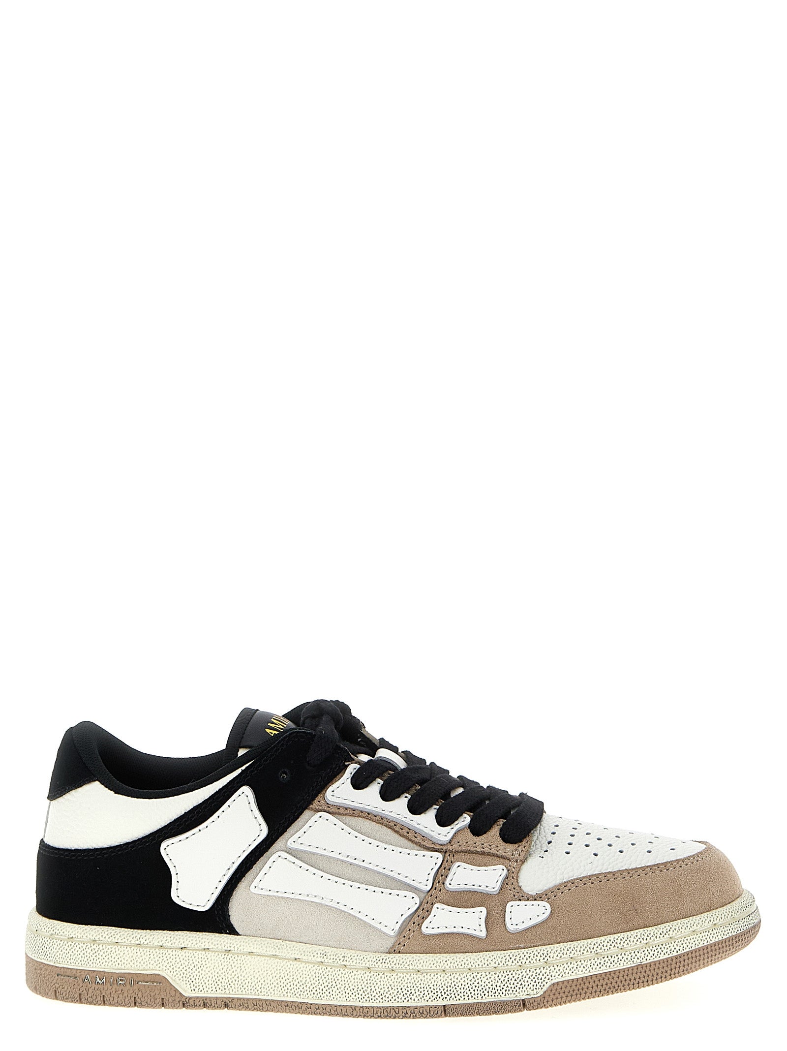 Amiri Distressed Skel Top Low Sneakers