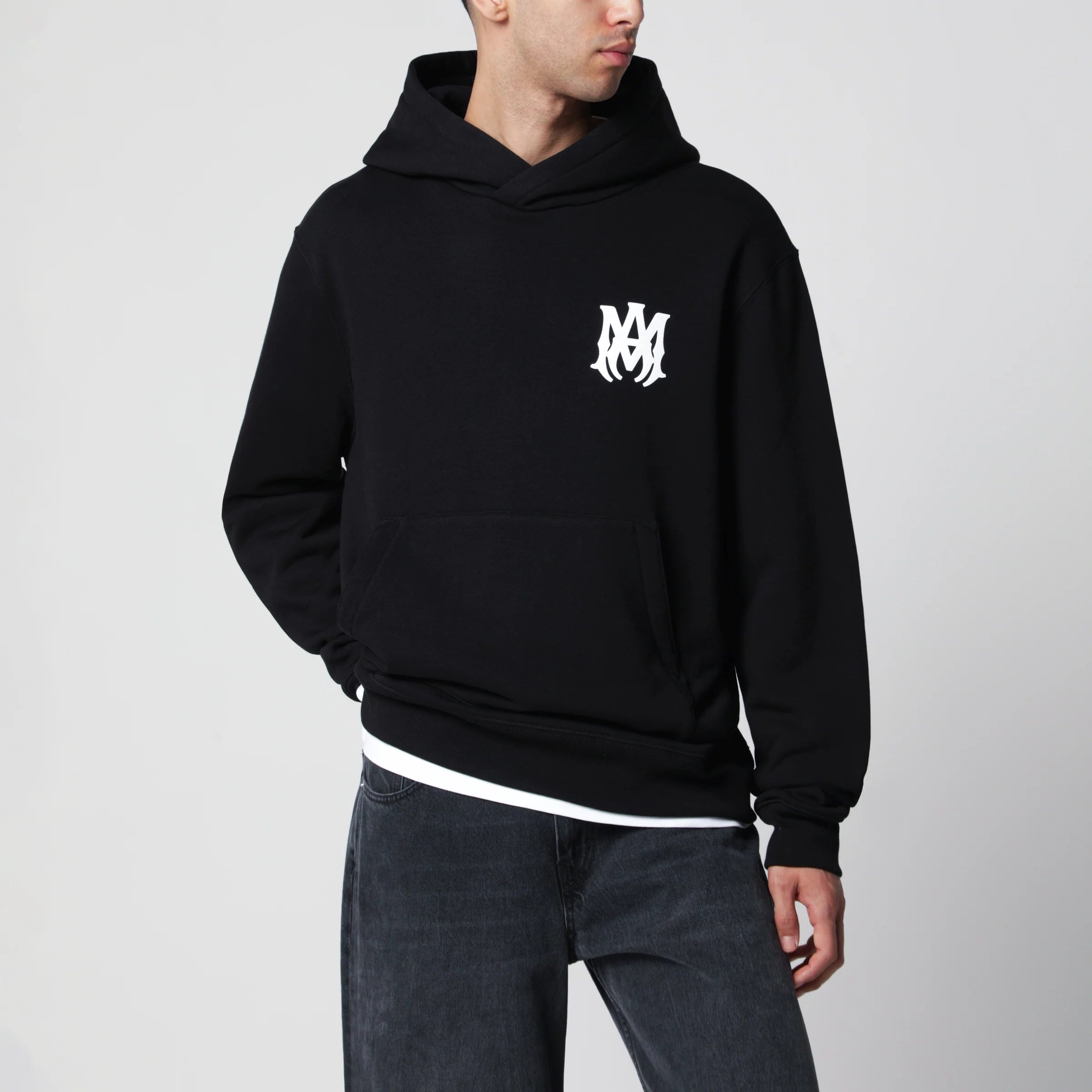 AMIRI Black hoodie with logo
