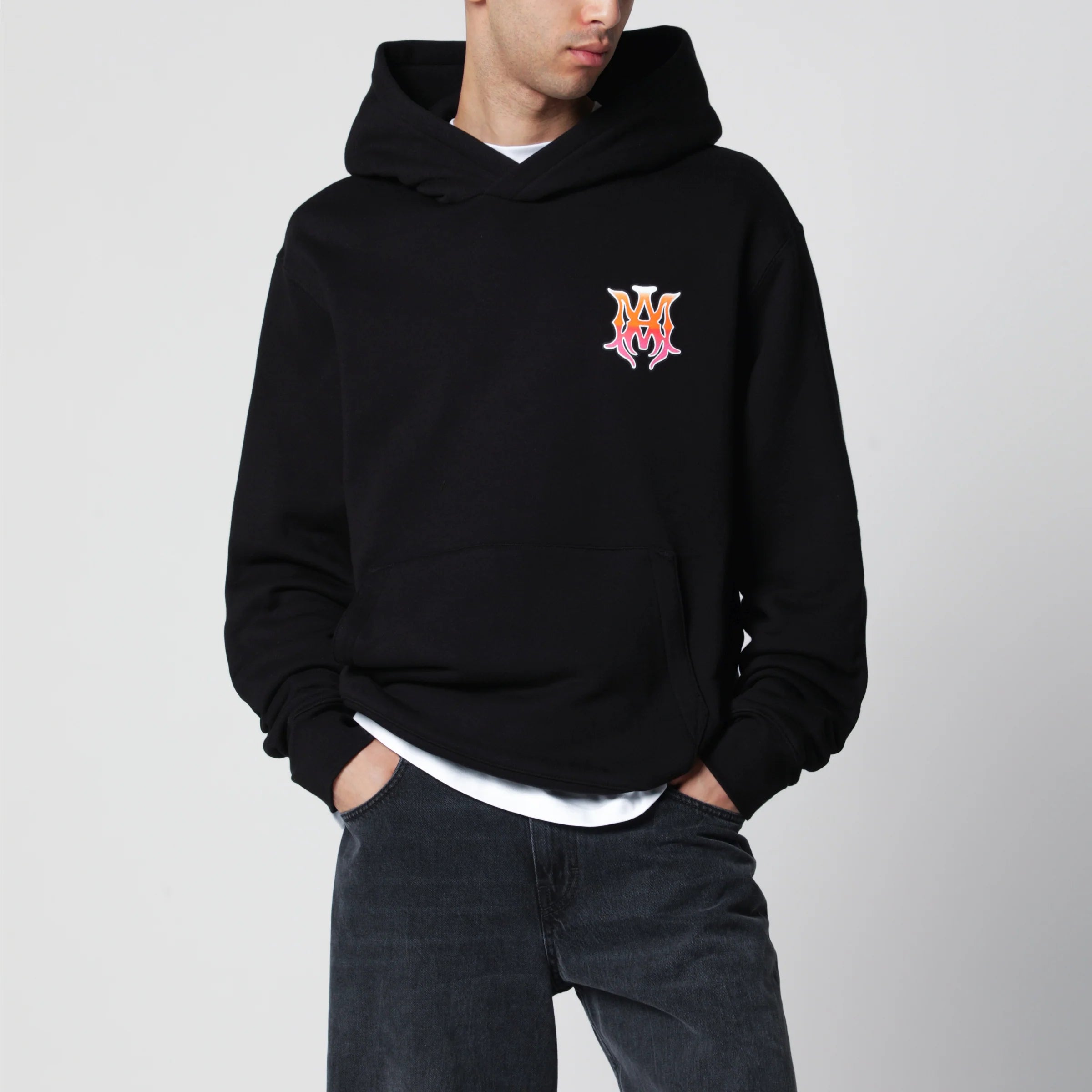 AMIRI Black hoodie with logo