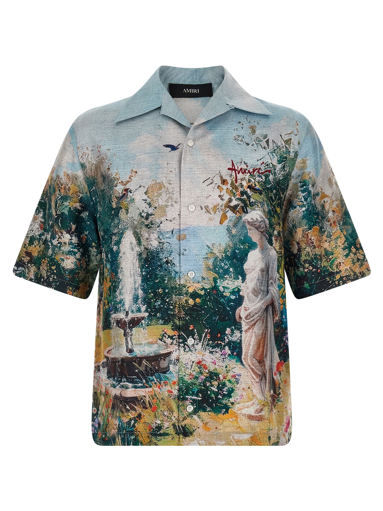 Amiri Chateau Fountain Camp Shirt