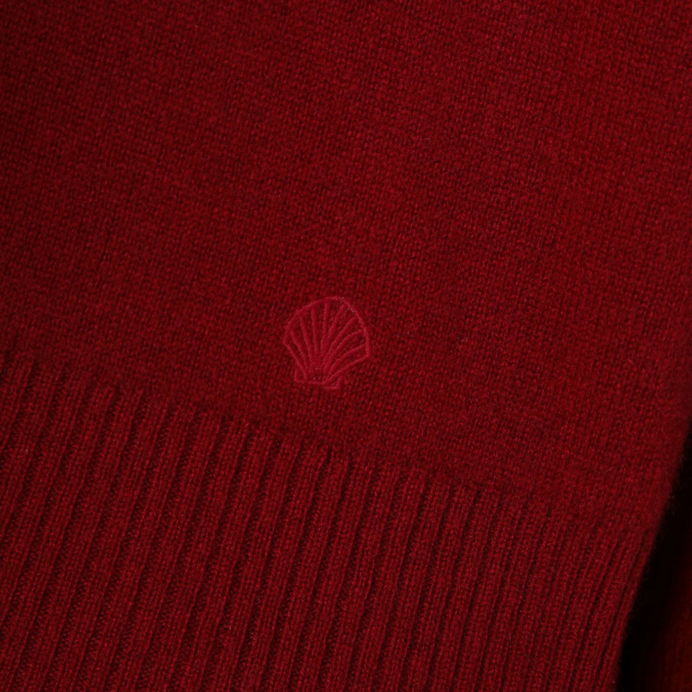 LouLou De Saison Burgundy cashmere sweater