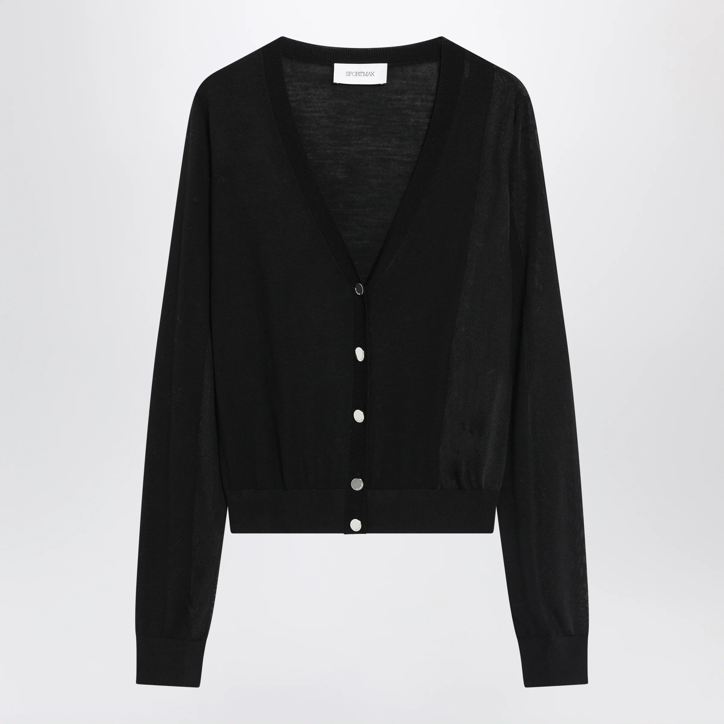 Sportmax Black wool cardigan