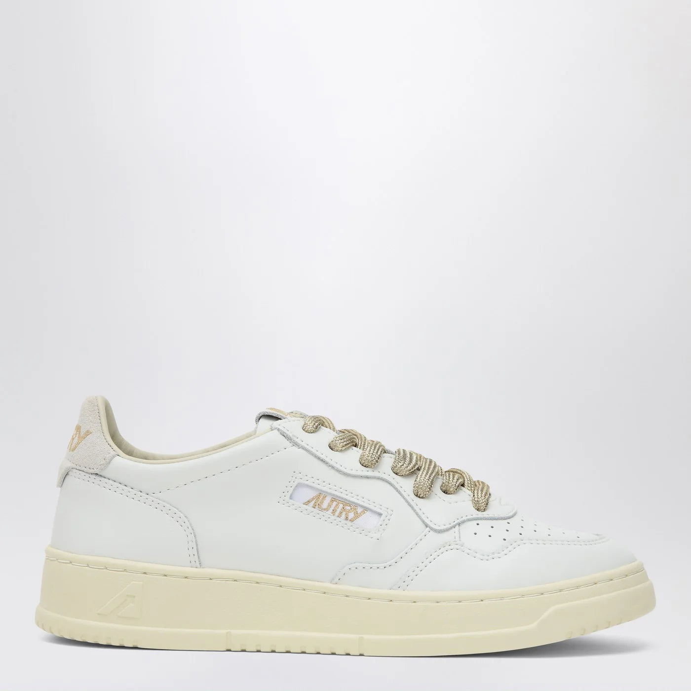 AUTRY Medalist Sneakers white/gold