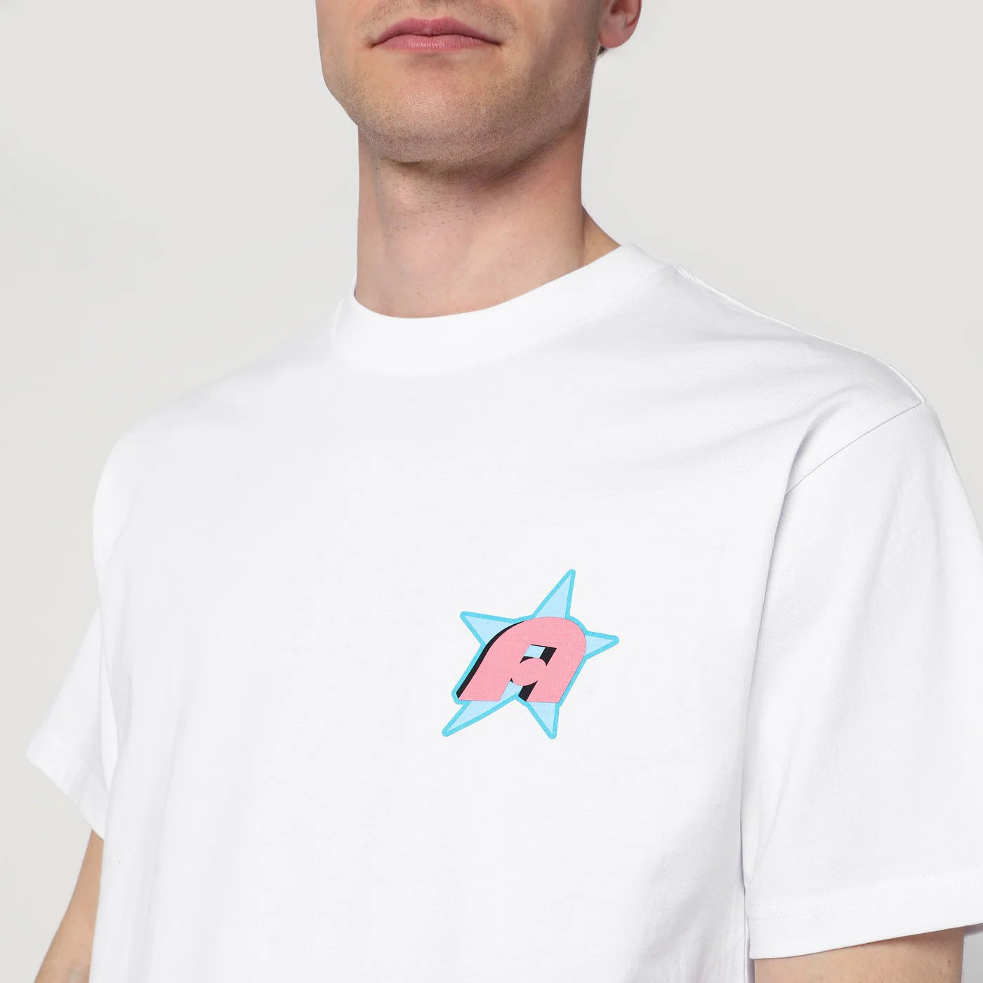 Awake NY White T-shirt with Star A logo
