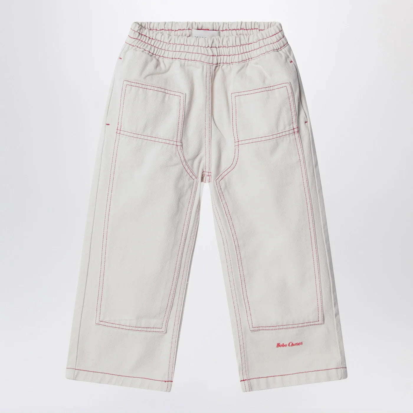 Bobo Choses cream-colored trousers