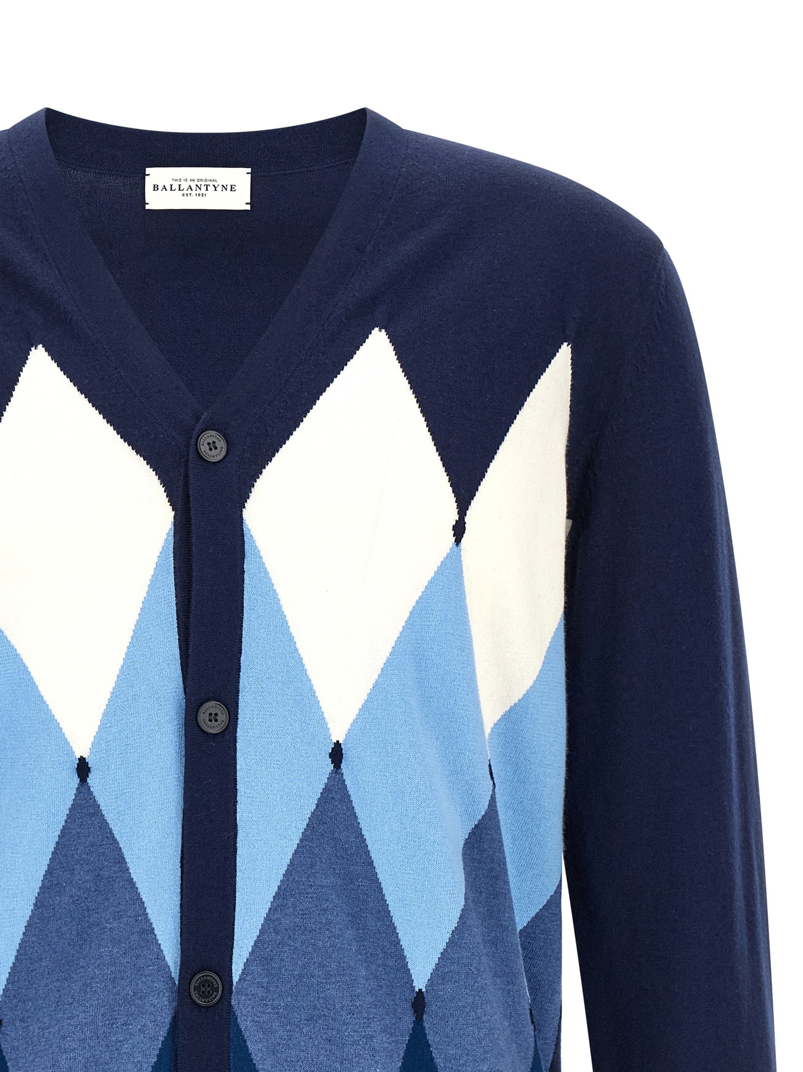 Ballantyne Cardigan Argyle