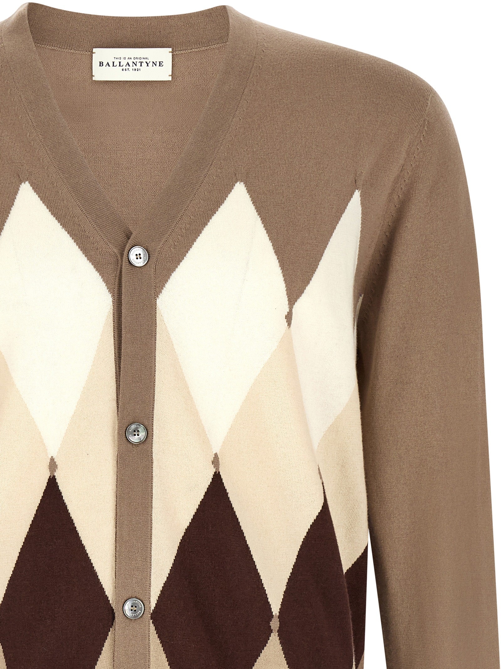 Ballantyne Cardigan Argyle