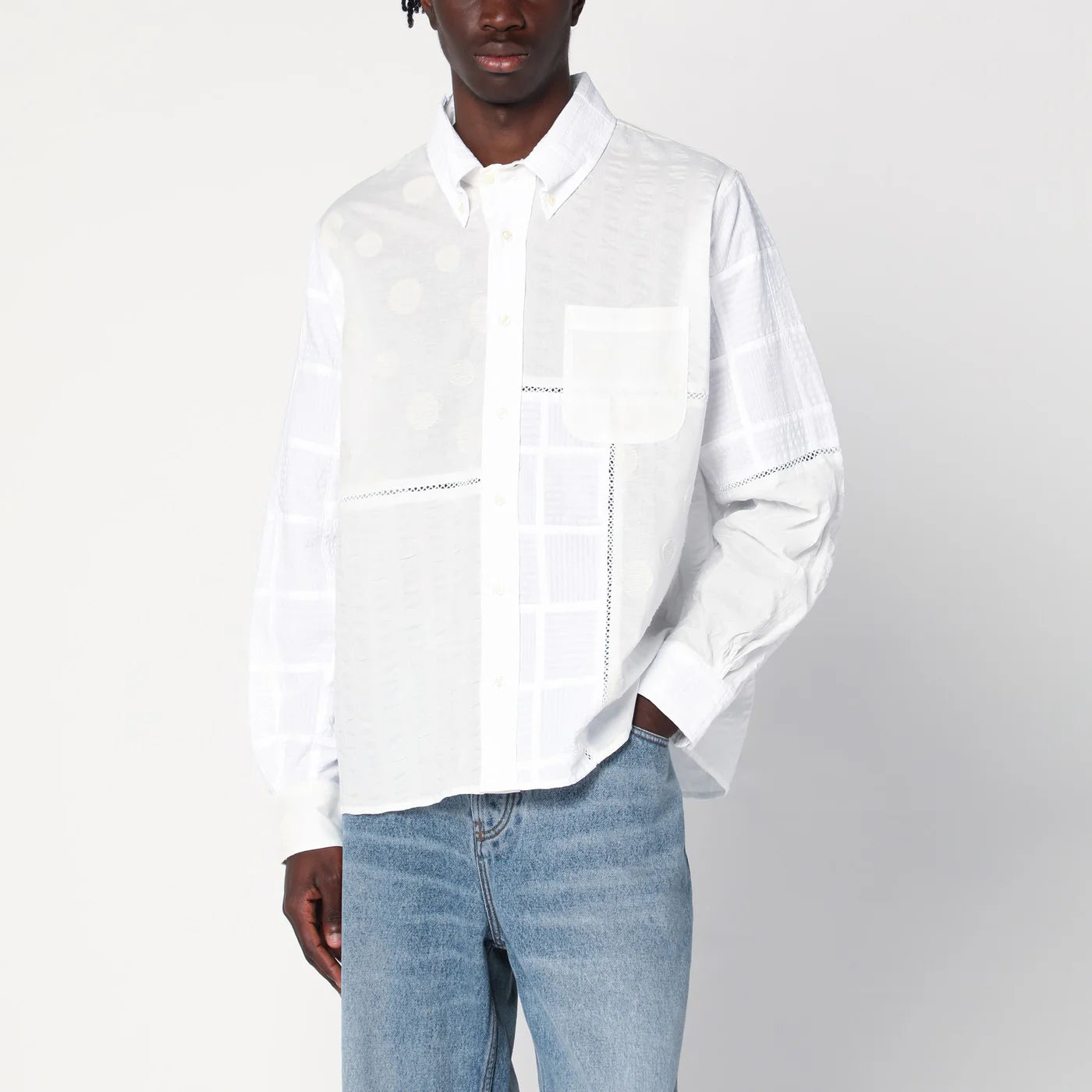 White shirt Brooks Brothers X Brain Dead