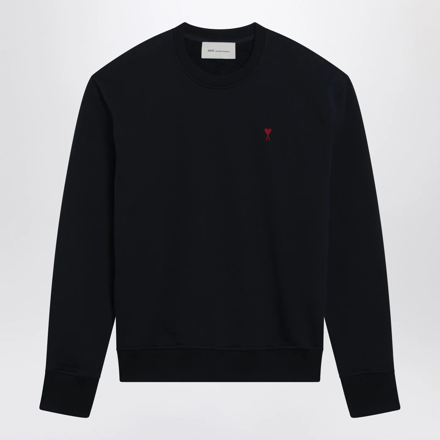 Ami Paris Ami De Coeur midnight blue sweatshirt