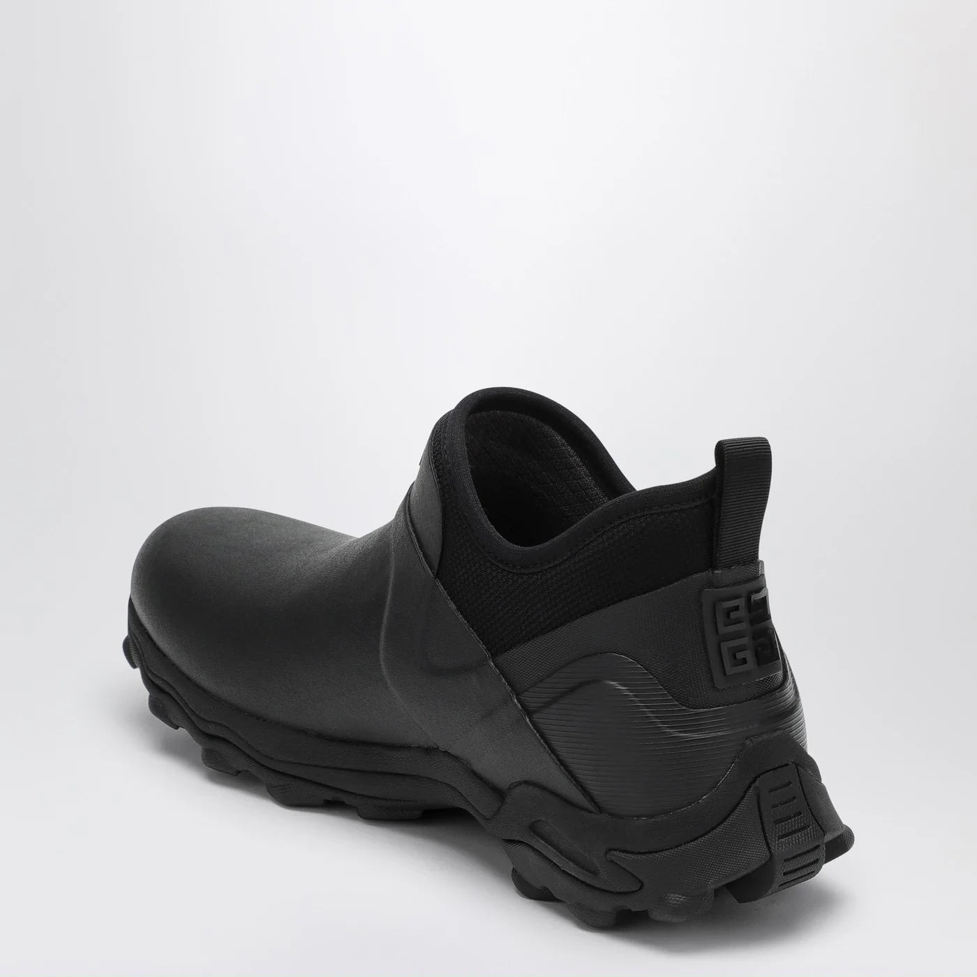 Givenchy Black Bogs rubber chelsea boots