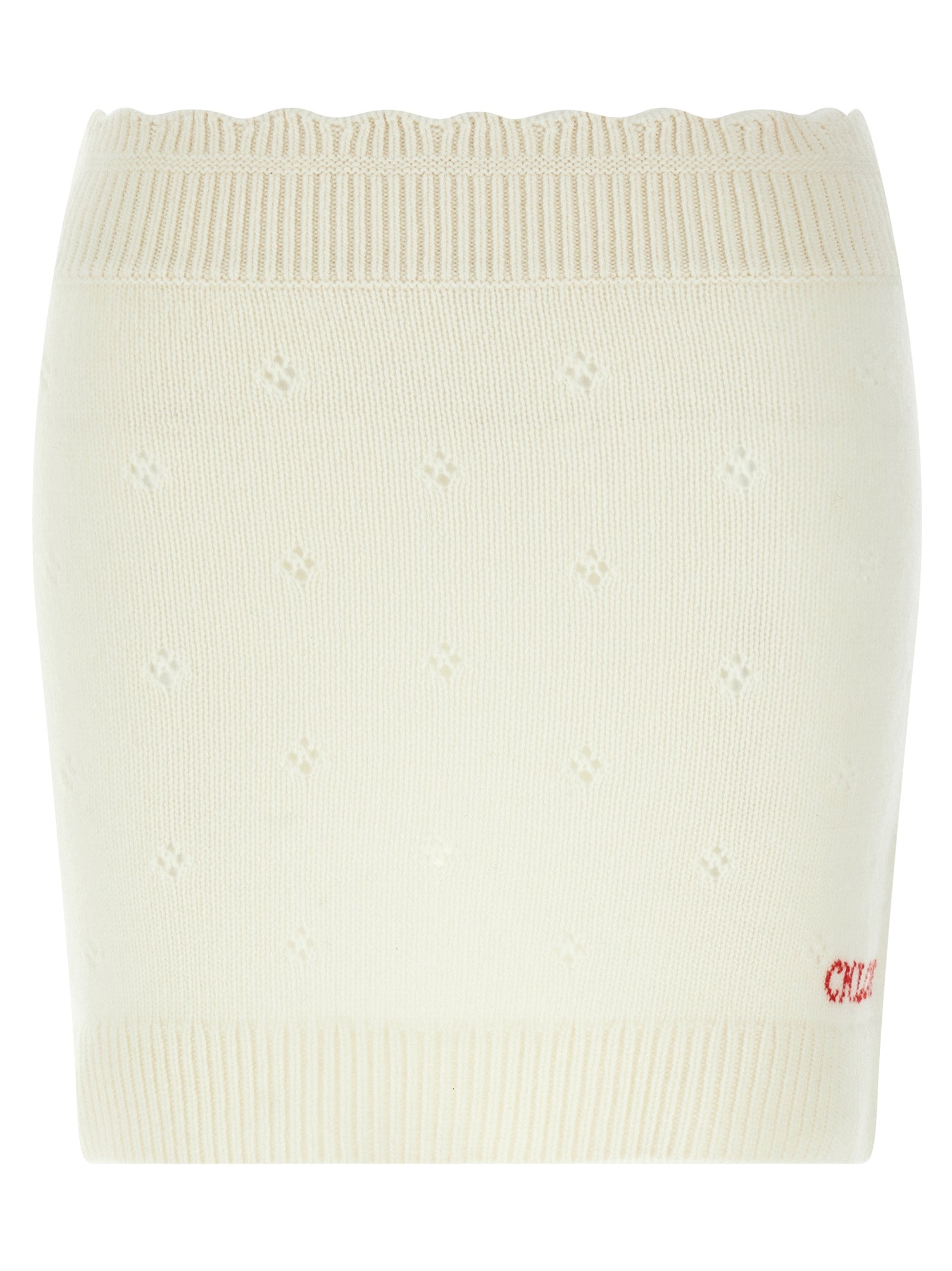 Chloé Jacquard Logo Skirt