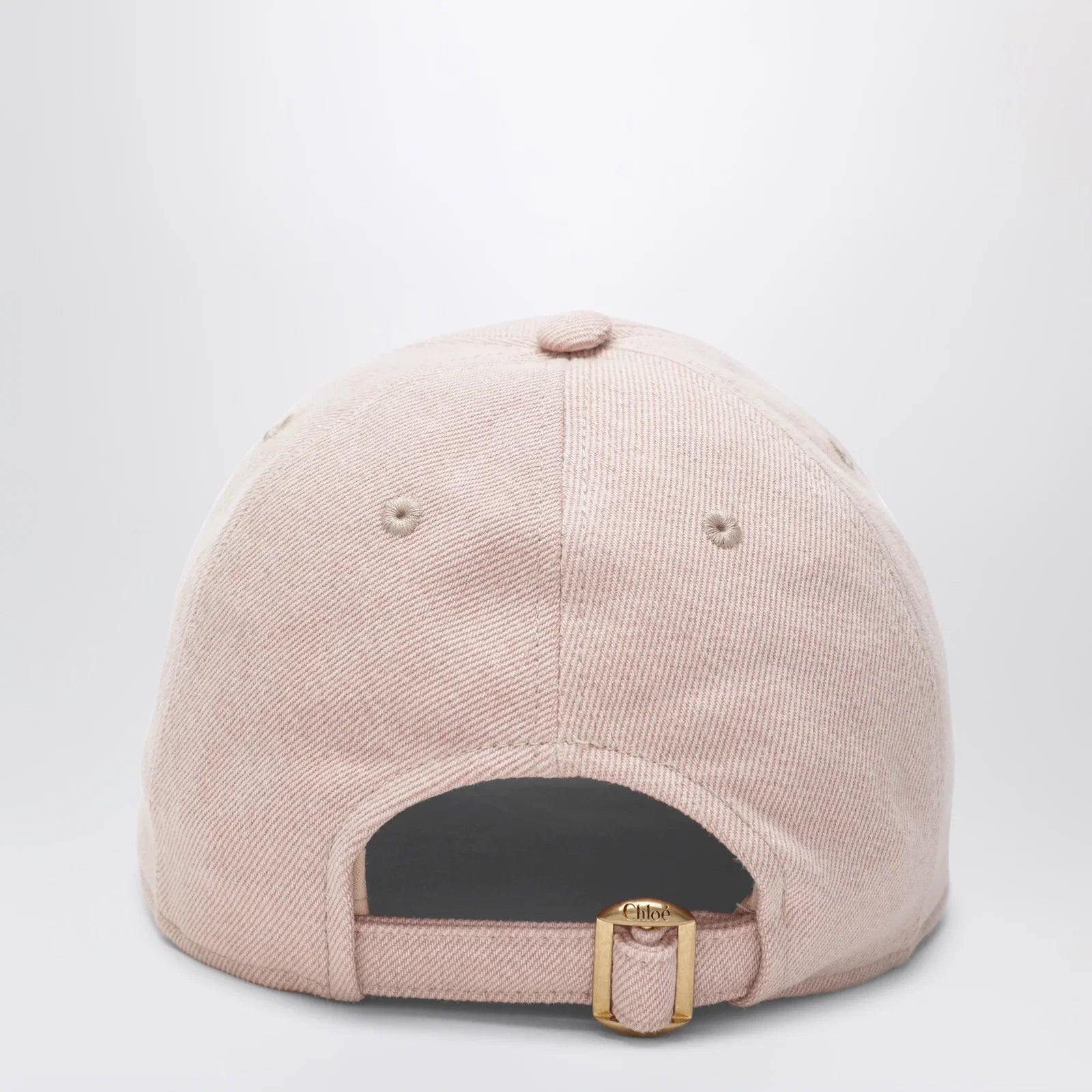 Chloé Pink cotton denim baseball cap