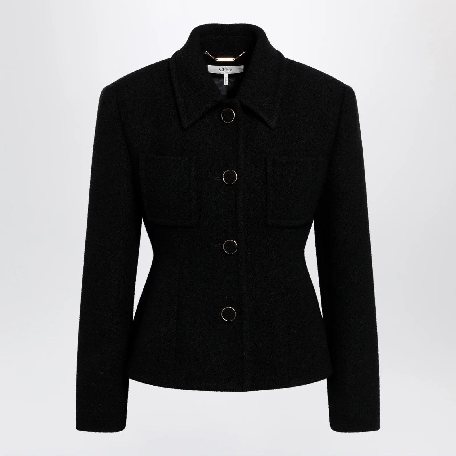 Chloé Black wool-blend jacket