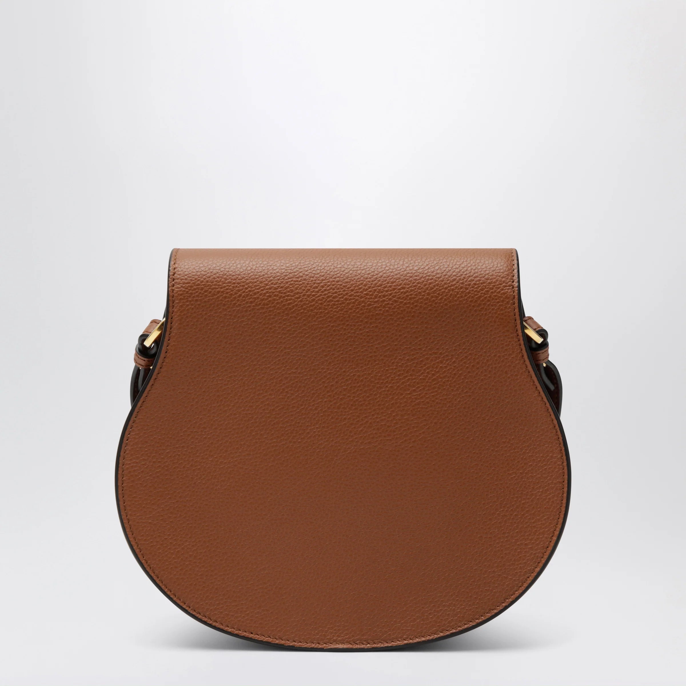 Chloé Brown Saddle Marcie bag in grained leather